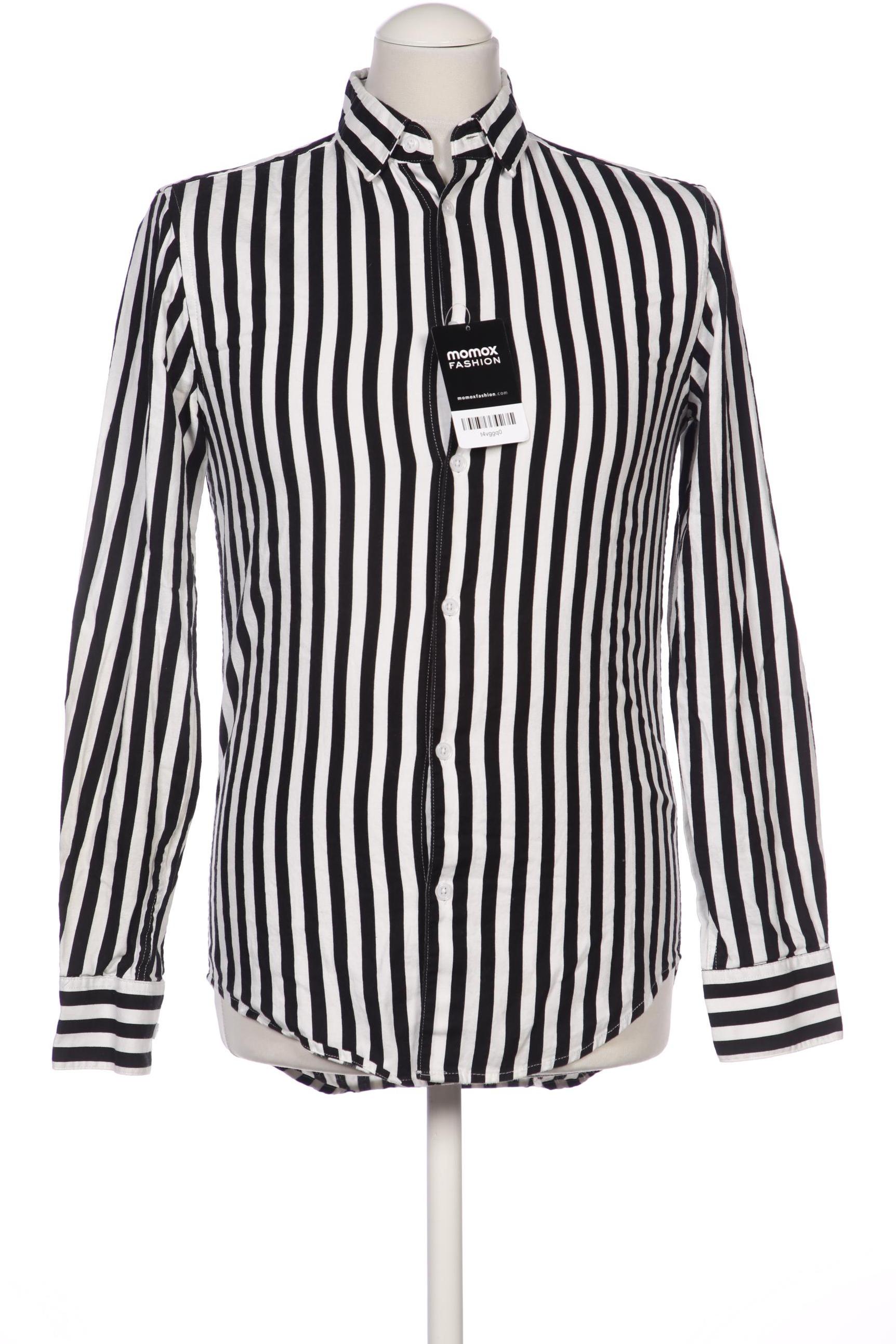 

H&M Herren Hemd, schwarz