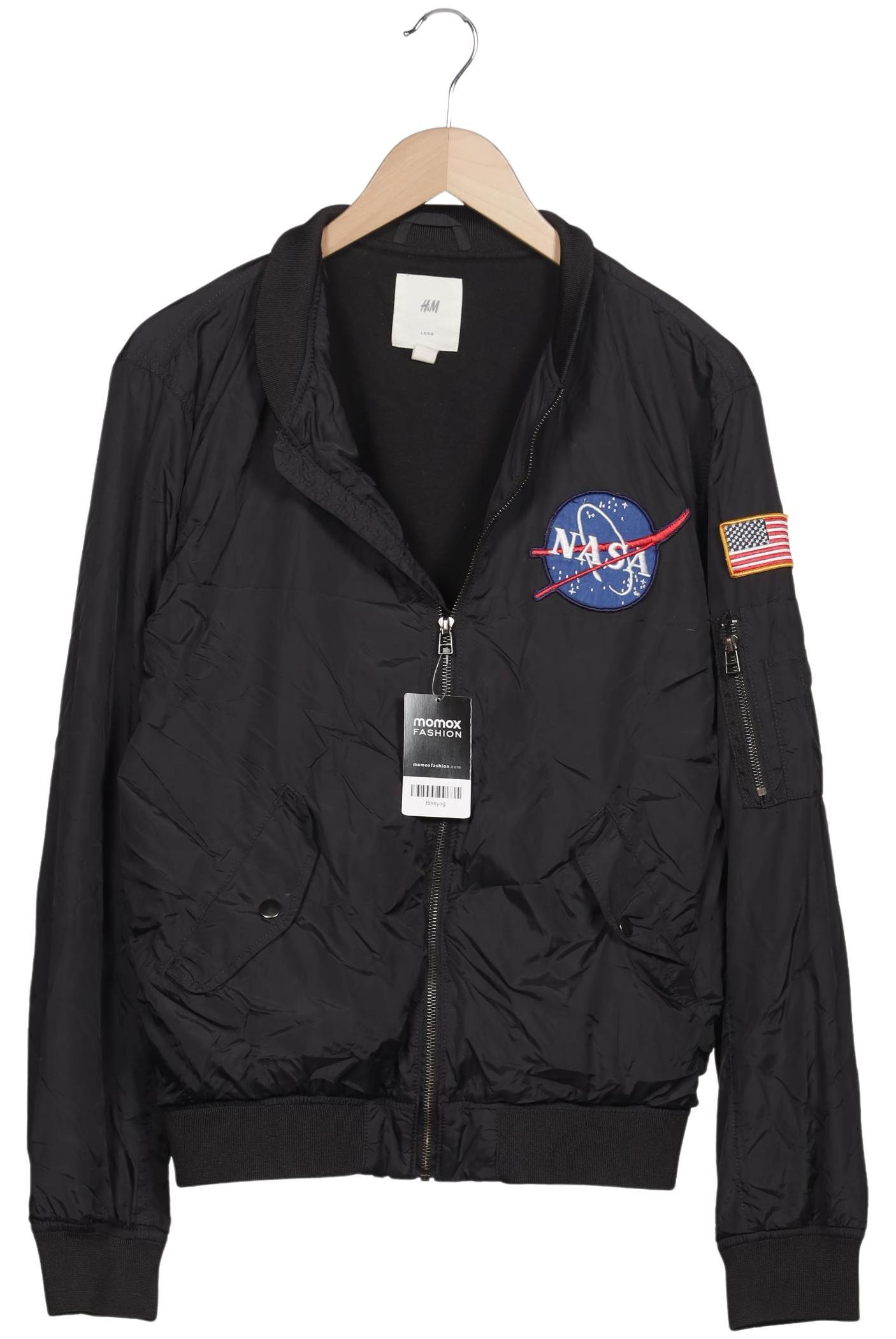 

H&M Herren Jacke, schwarz, Gr. 48