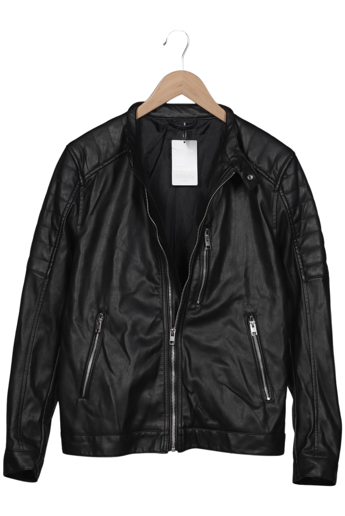 

H&M Herren Jacke, schwarz, Gr. 48