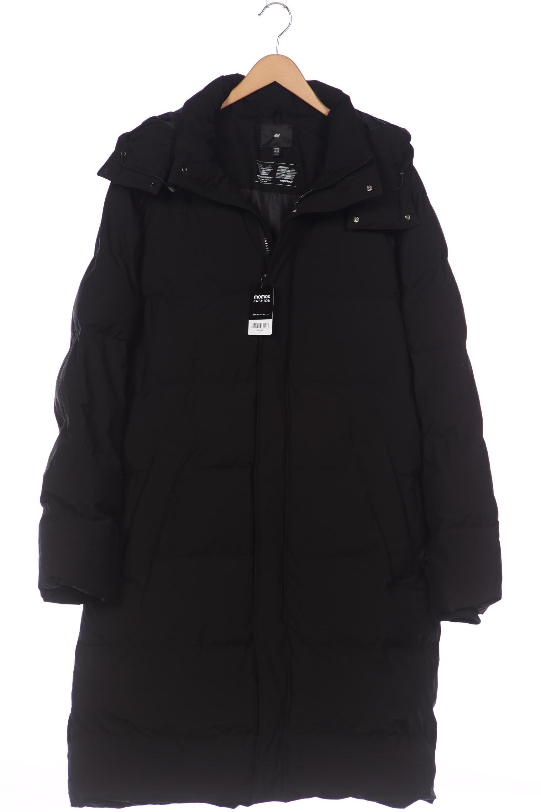 

H&M Herren Mantel, schwarz, Gr. 56