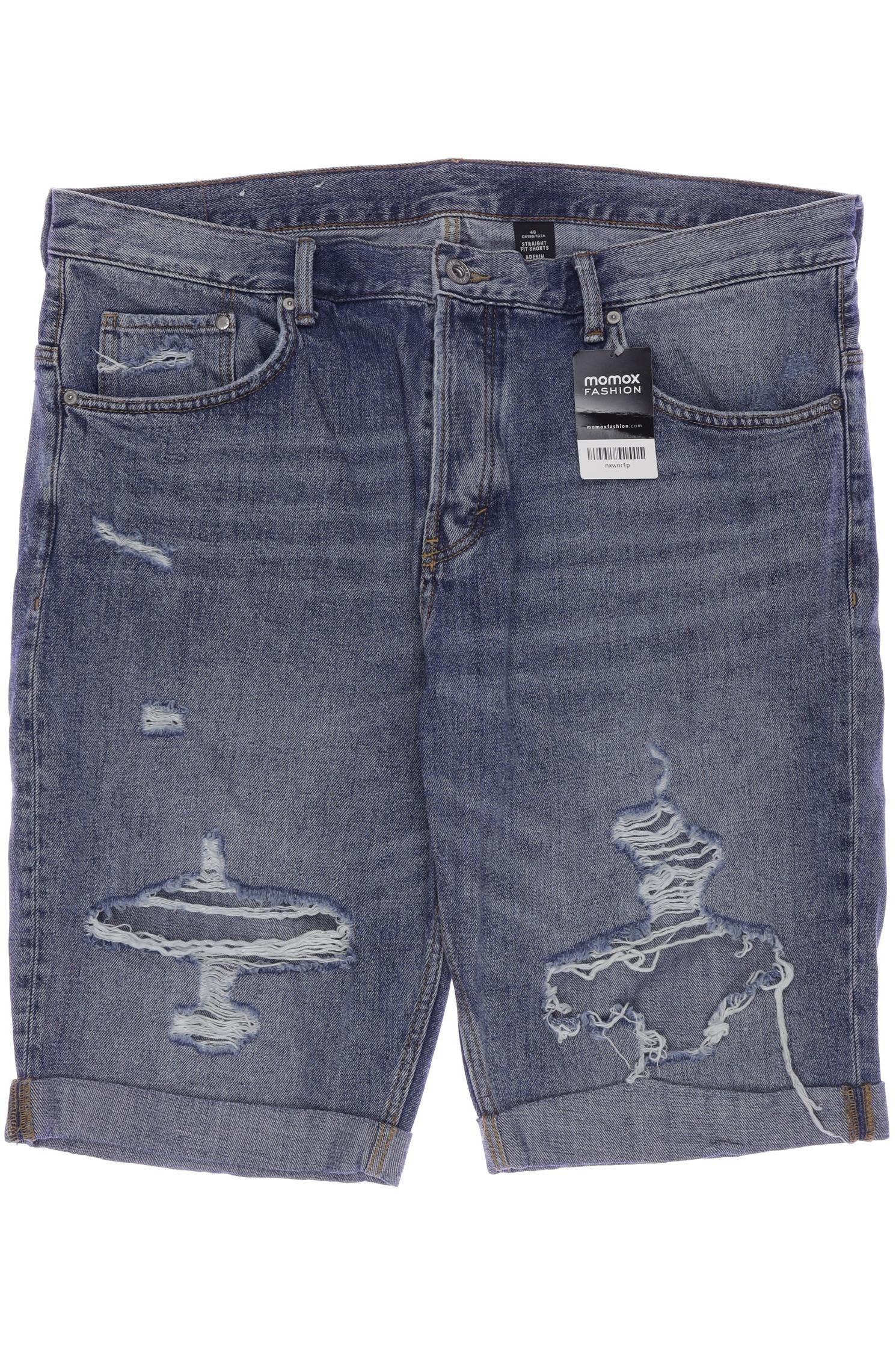 

H&M Herren Shorts, blau, Gr. 40