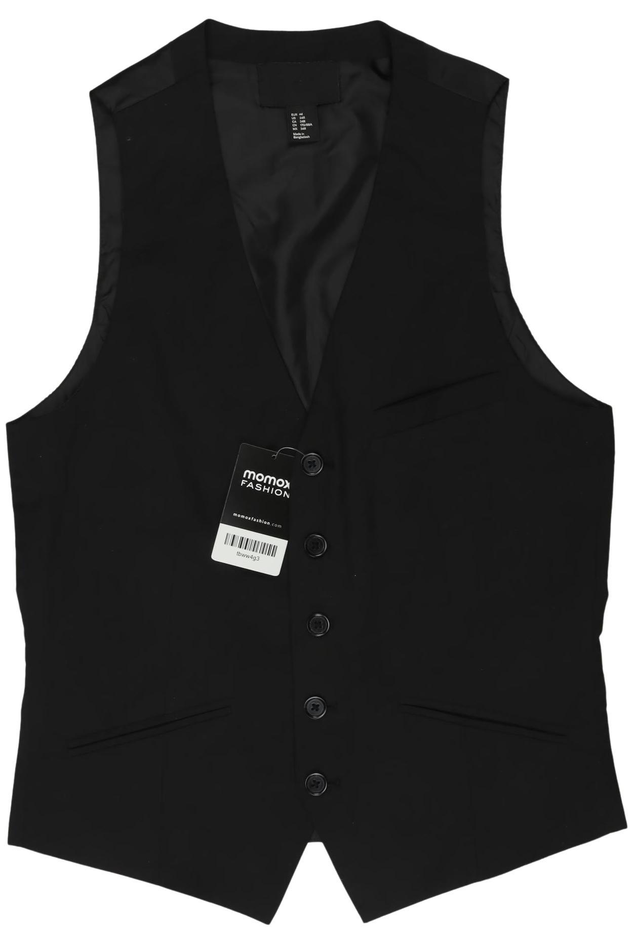 

H&M Herren Weste, schwarz, Gr. 44