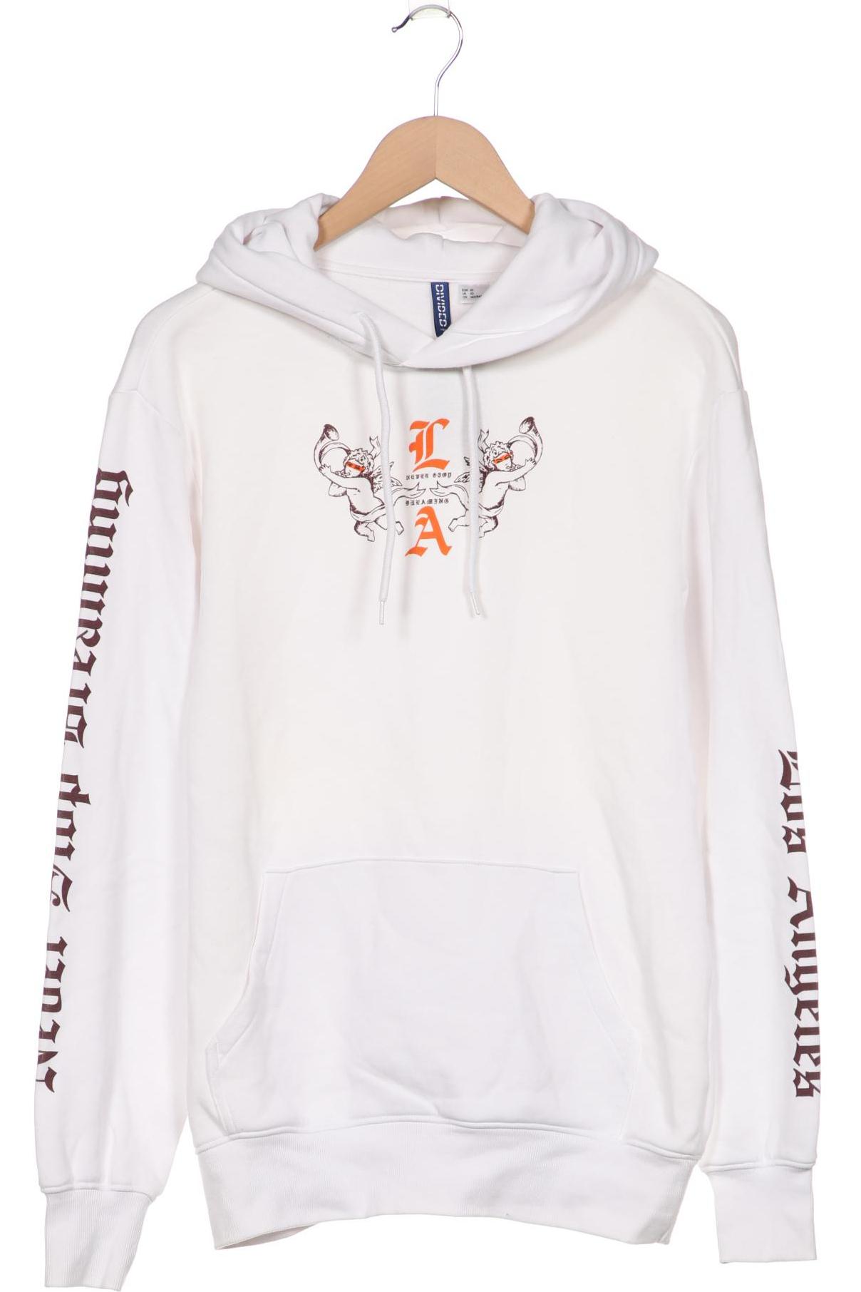 

H&M Herren Kapuzenpullover, weiß