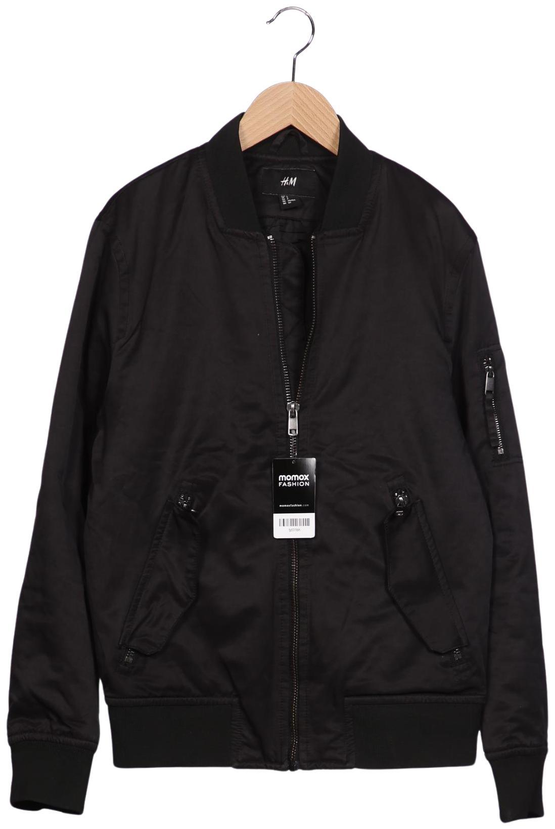 

H&M Herren Jacke, schwarz, Gr. 46