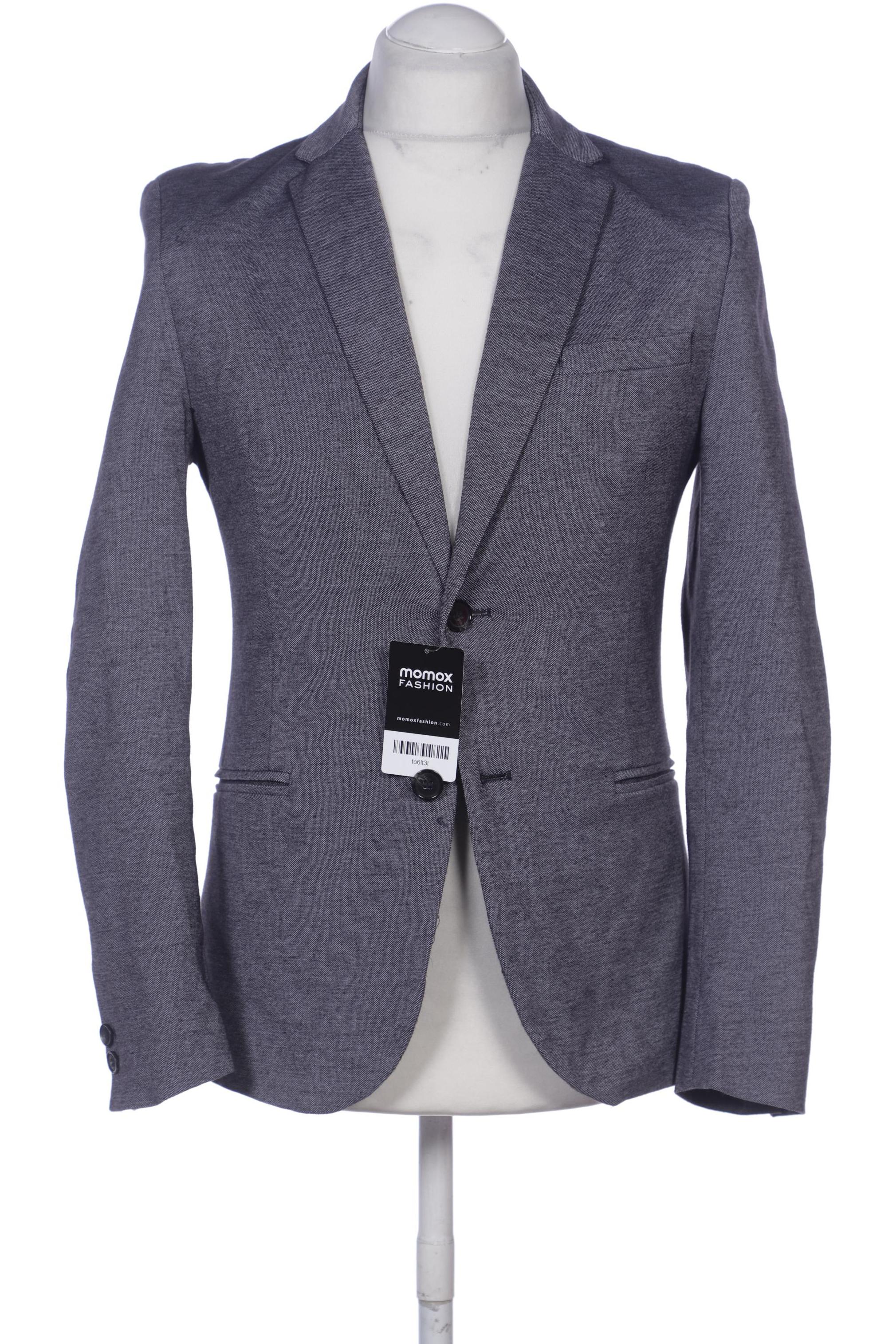 

H&M Herren Sakko, grau, Gr. 46