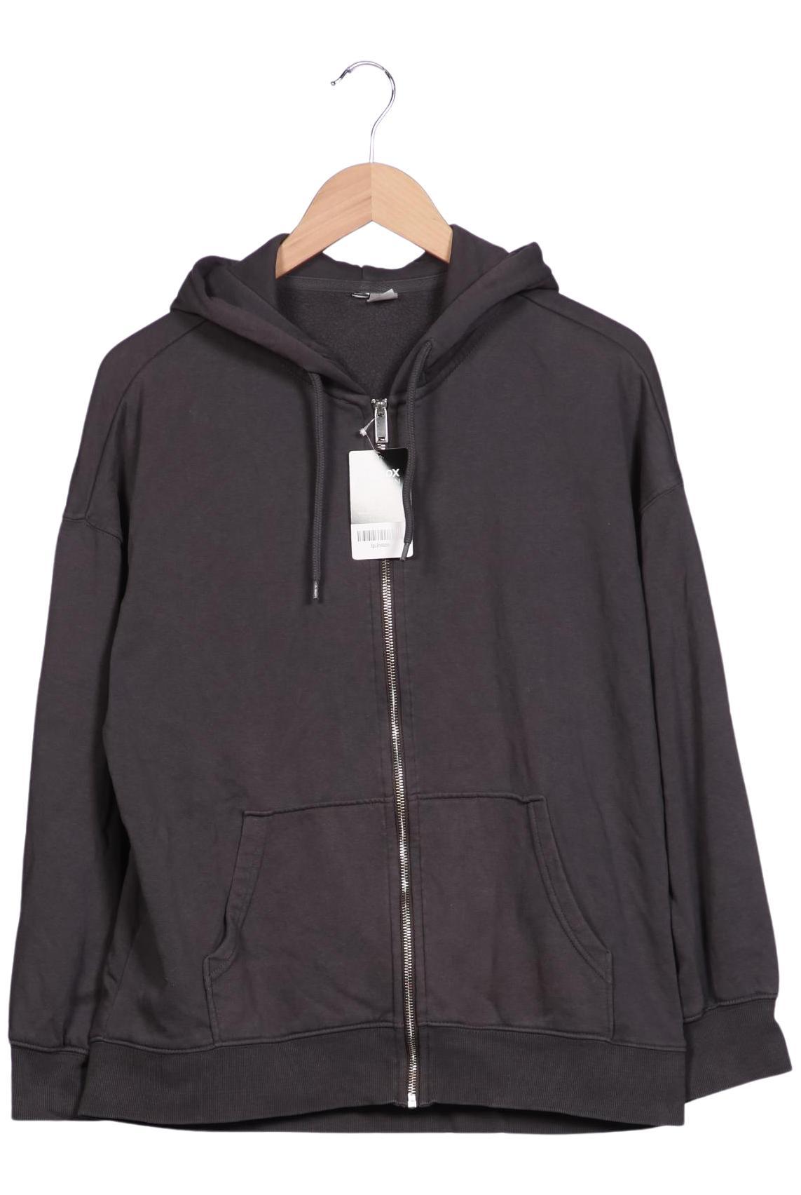 

H&M Herren Kapuzenpullover, grau, Gr. 46