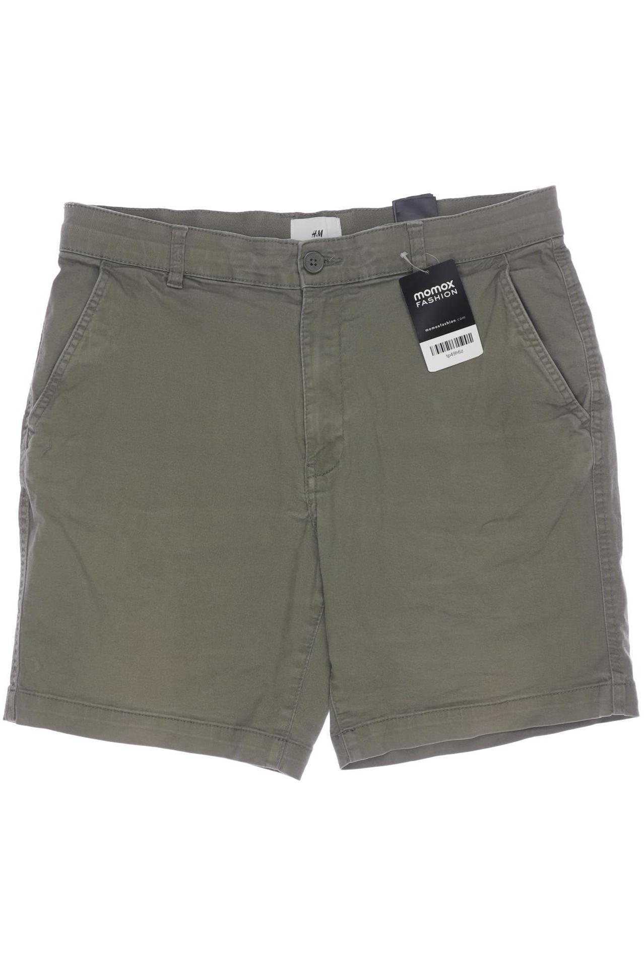 

H&M Herren Shorts, grün, Gr. 48