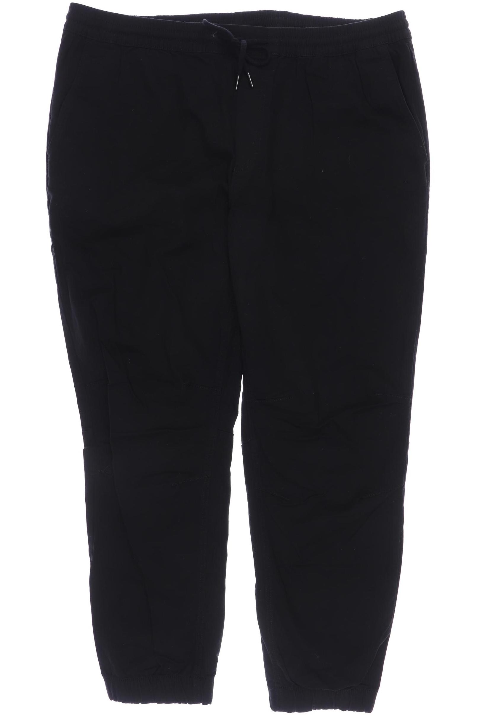 

H&M Herren Stoffhose, schwarz