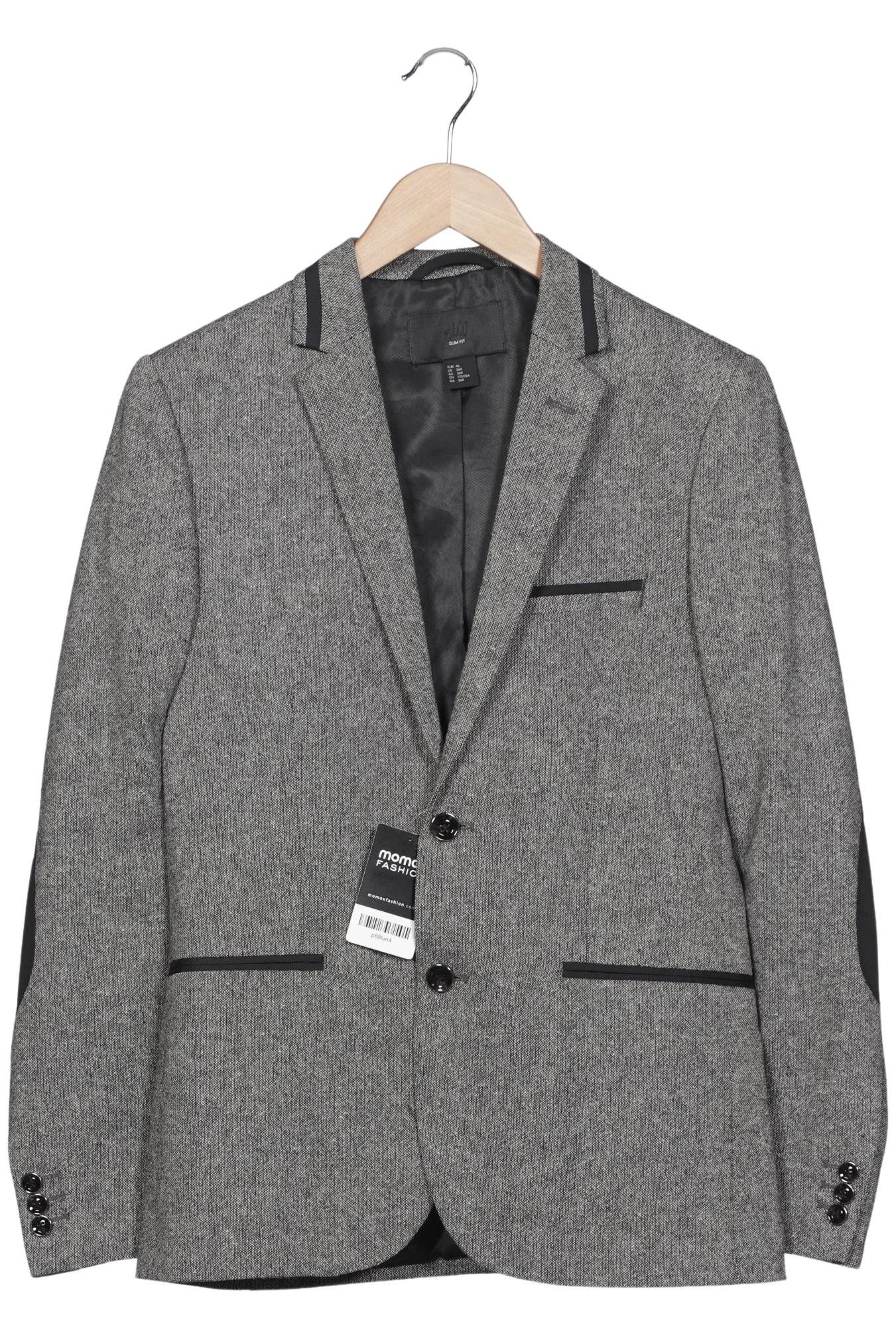 

H&M Herren Sakko, grau, Gr. 46