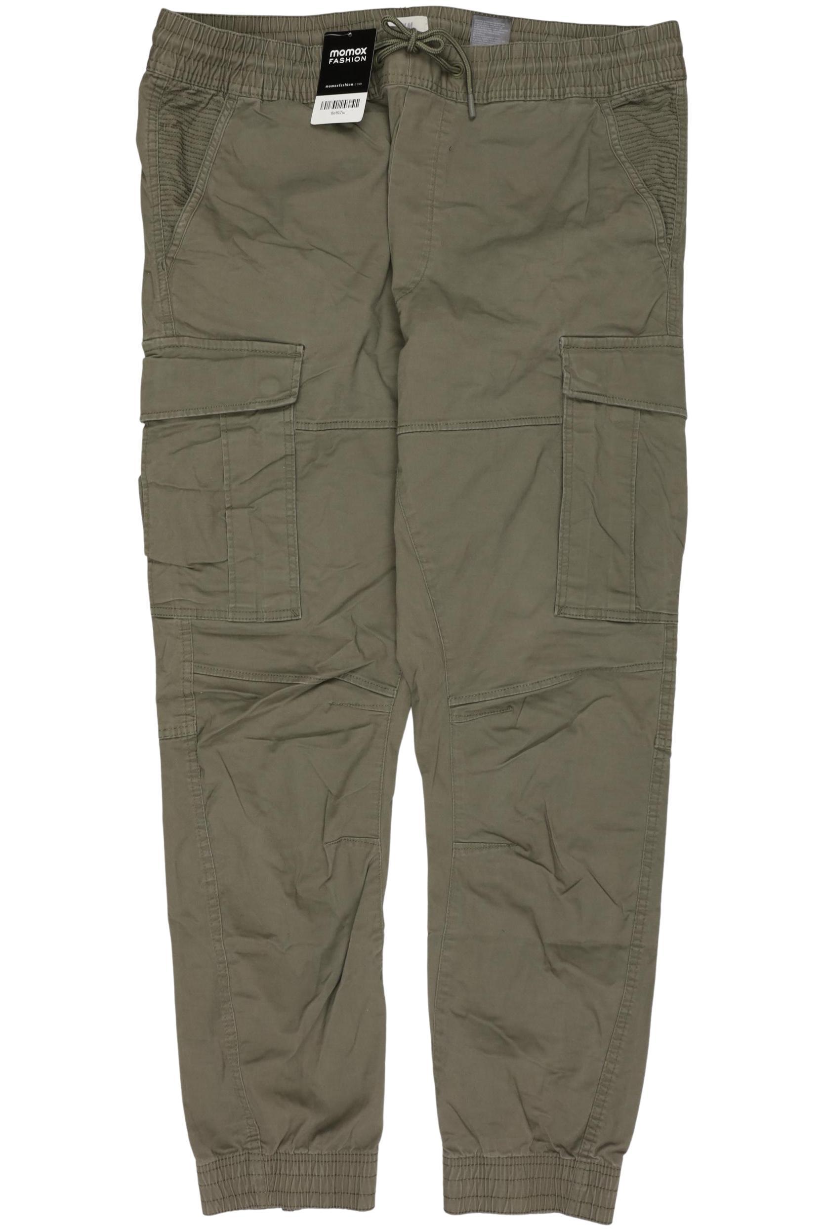 

H&M Herren Stoffhose, grün, Gr. 0