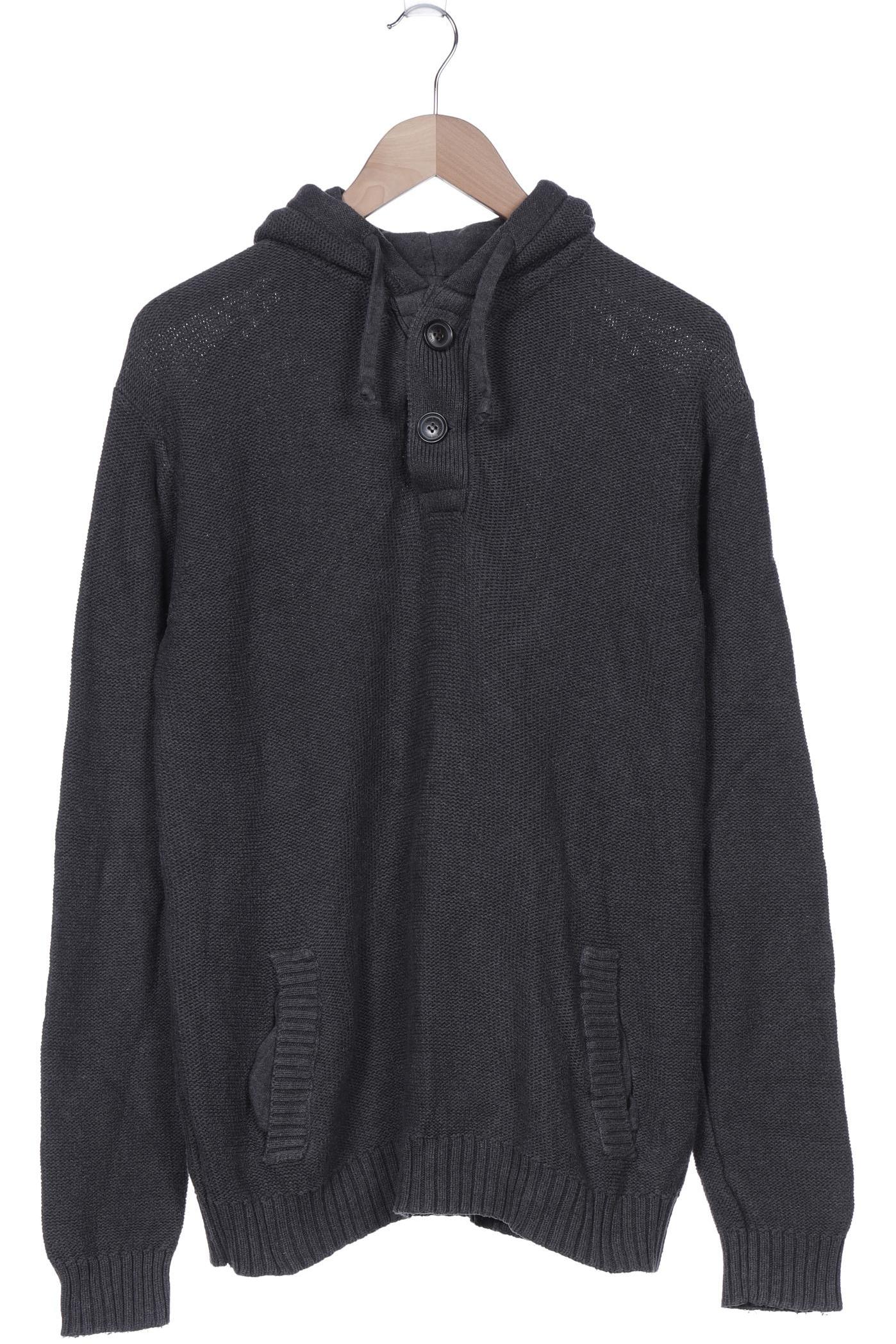 

H&M Herren Kapuzenpullover, grau, Gr. 52