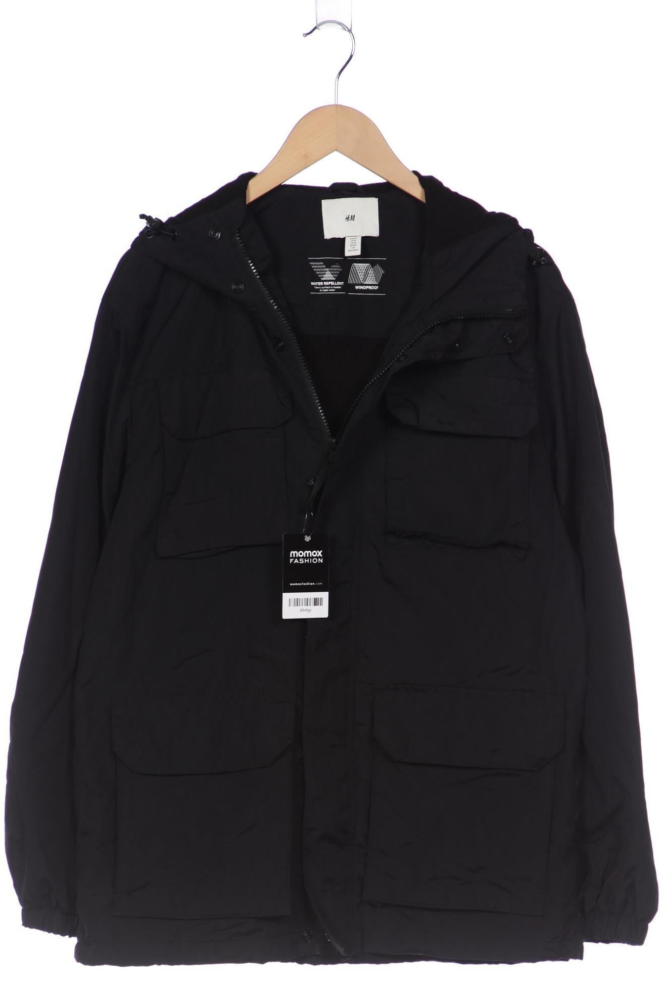 

H&M Herren Jacke, schwarz, Gr. 48
