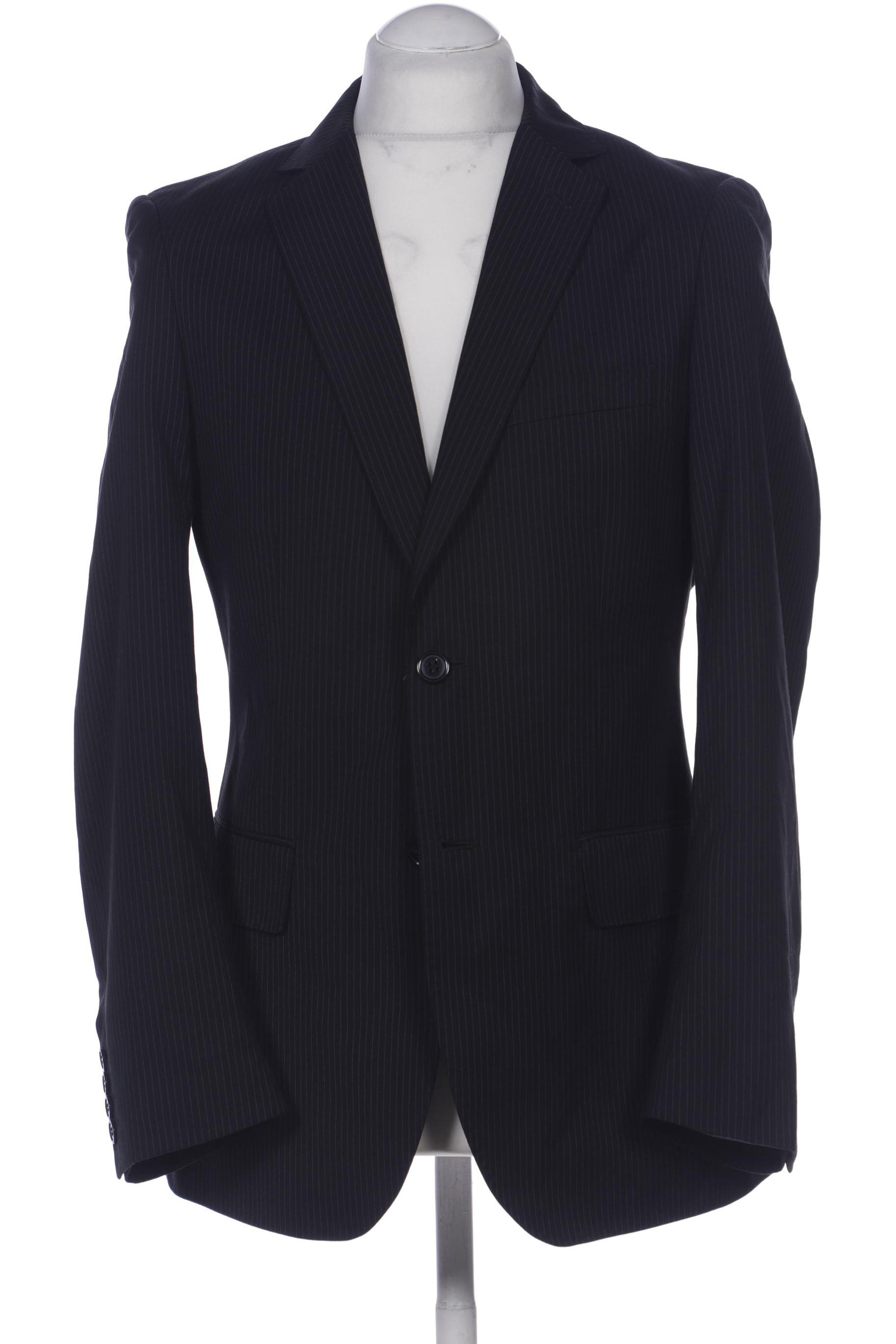 

H&M Herren Sakko, schwarz, Gr. 48