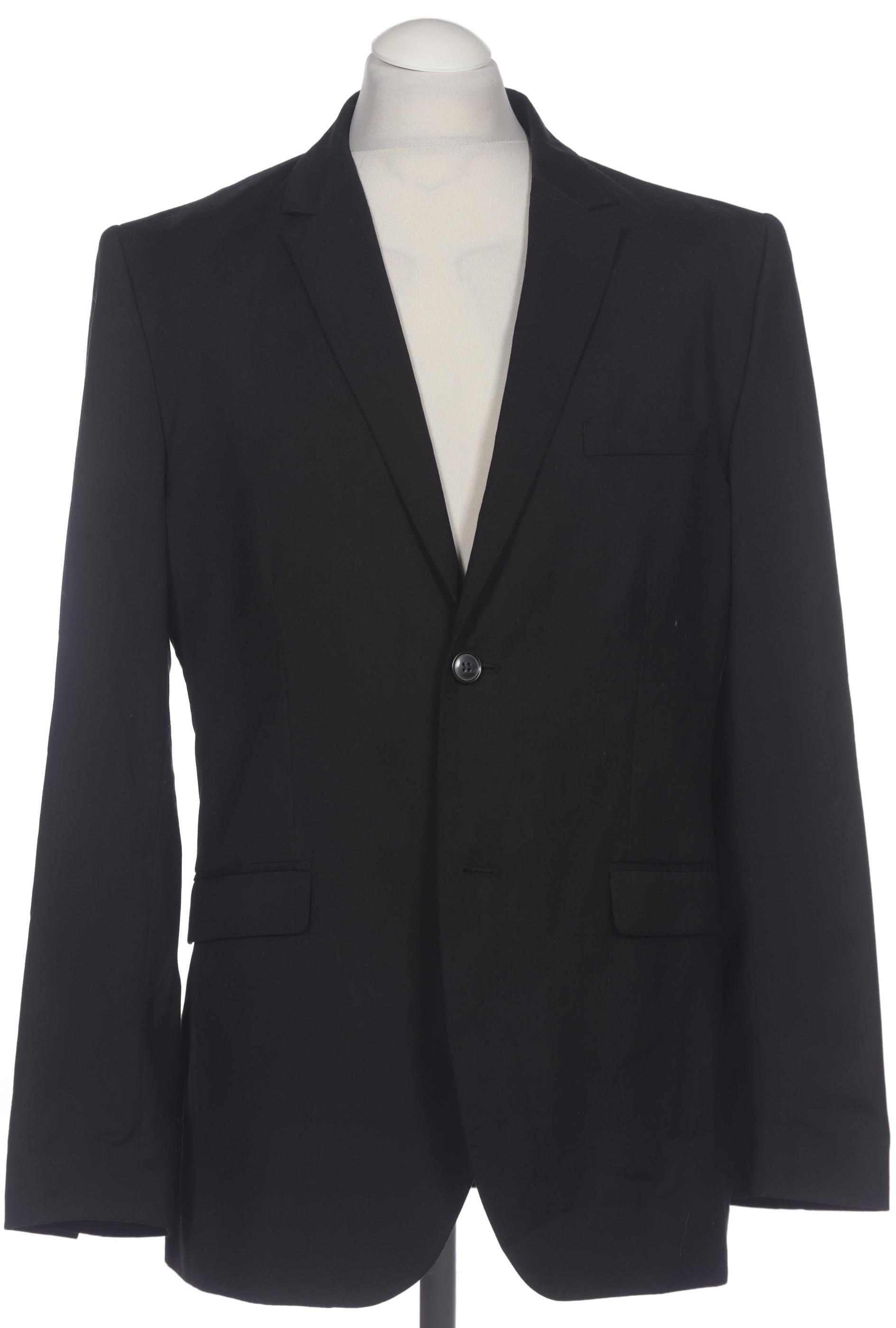 

H&M Herren Sakko, schwarz, Gr. 54