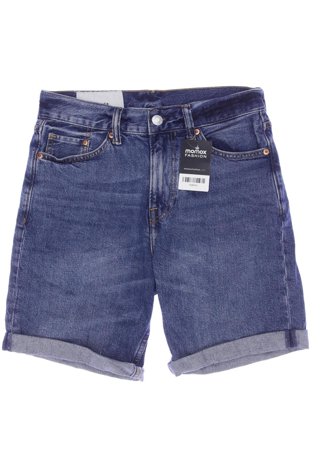 

H&M Herren Shorts, blau, Gr. 28