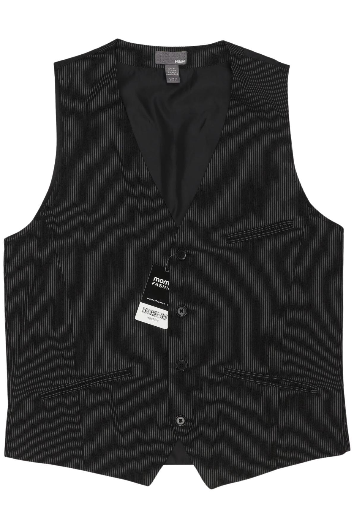 

H&M Herren Weste, schwarz, Gr. 52