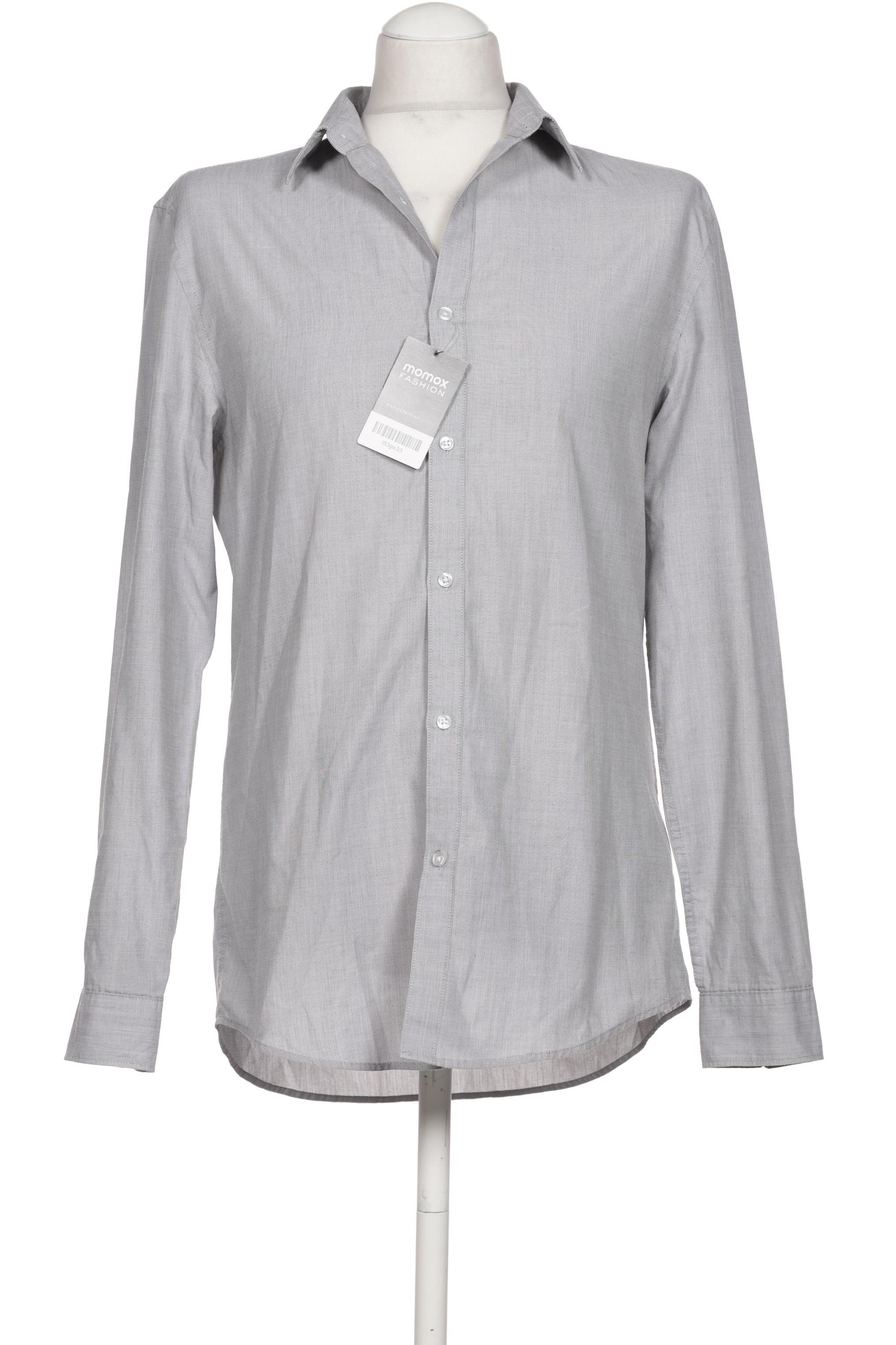 

H&M Herren Hemd, grau, Gr. 48