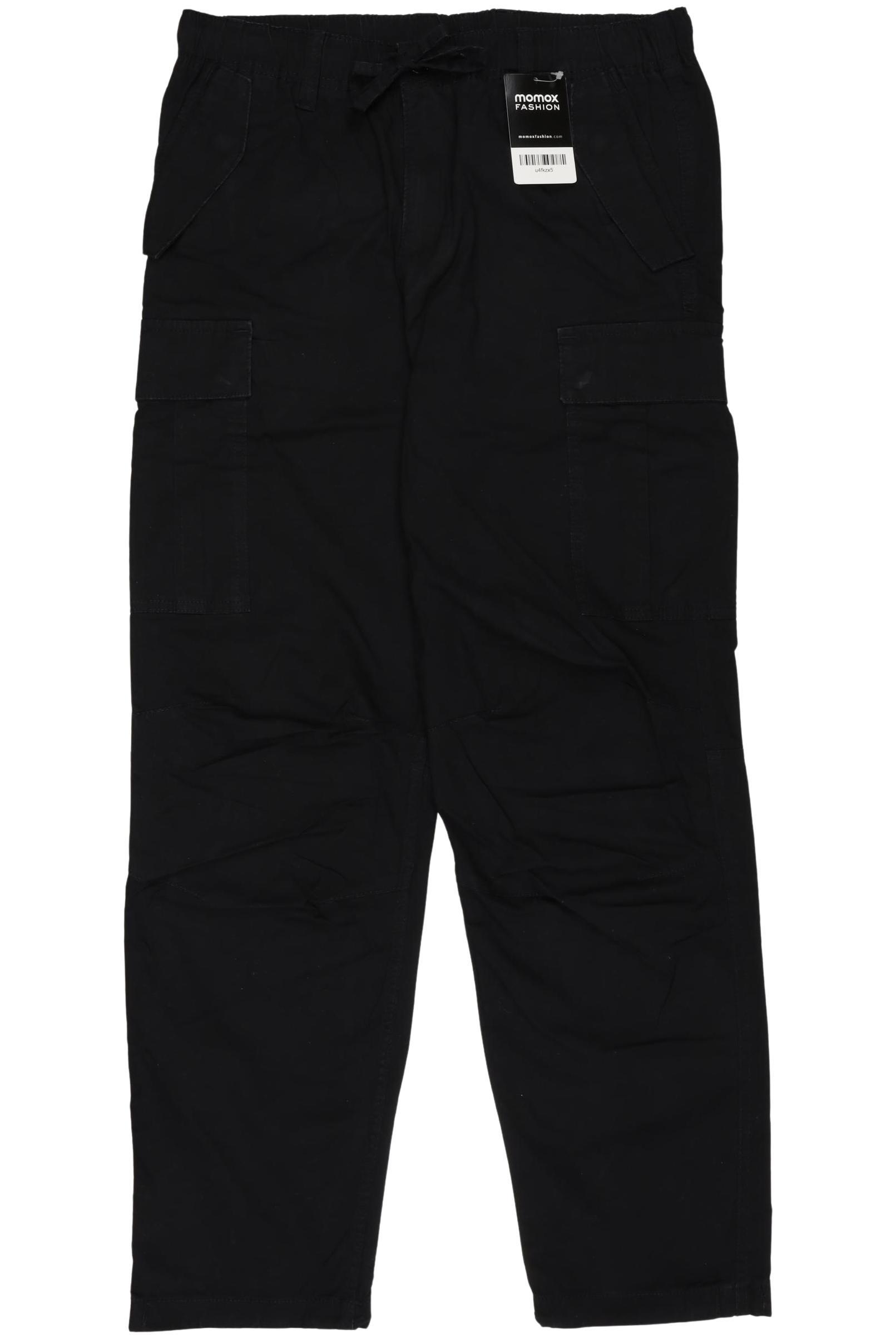

H&M Herren Stoffhose, schwarz, Gr. 0