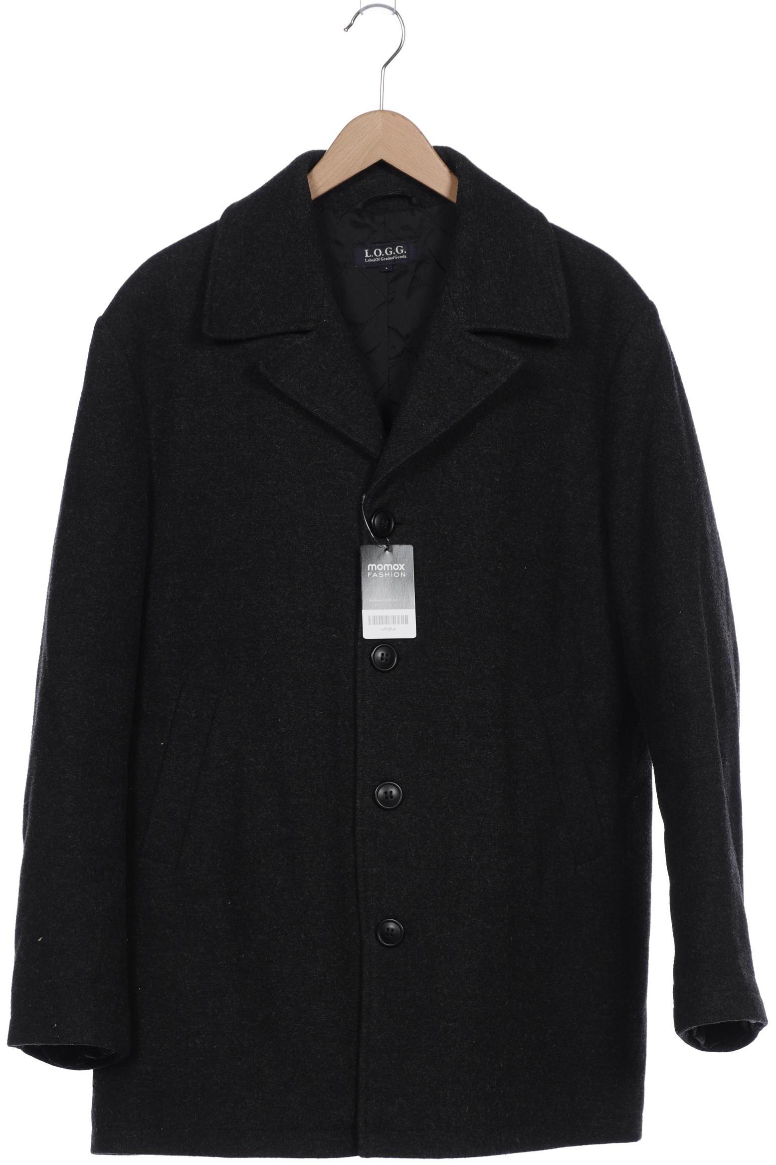 

H&M Herren Mantel, grau, Gr. 52