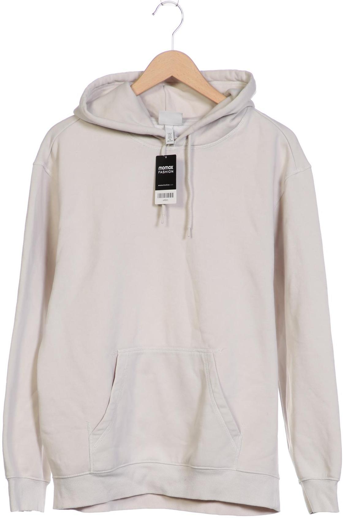 

H&M Herren Kapuzenpullover, grau, Gr. 48