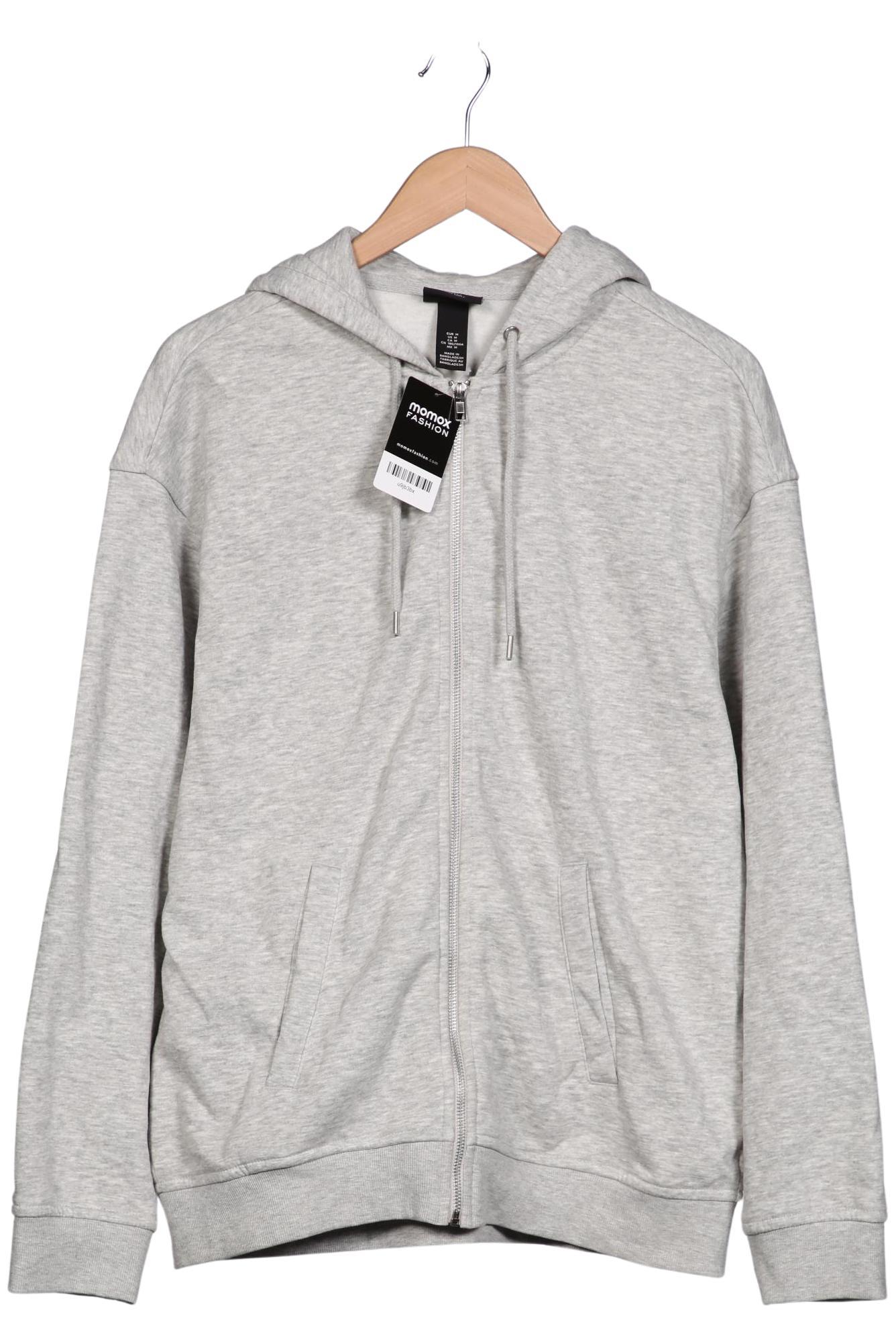 

H&M Herren Kapuzenpullover, grau, Gr. 48