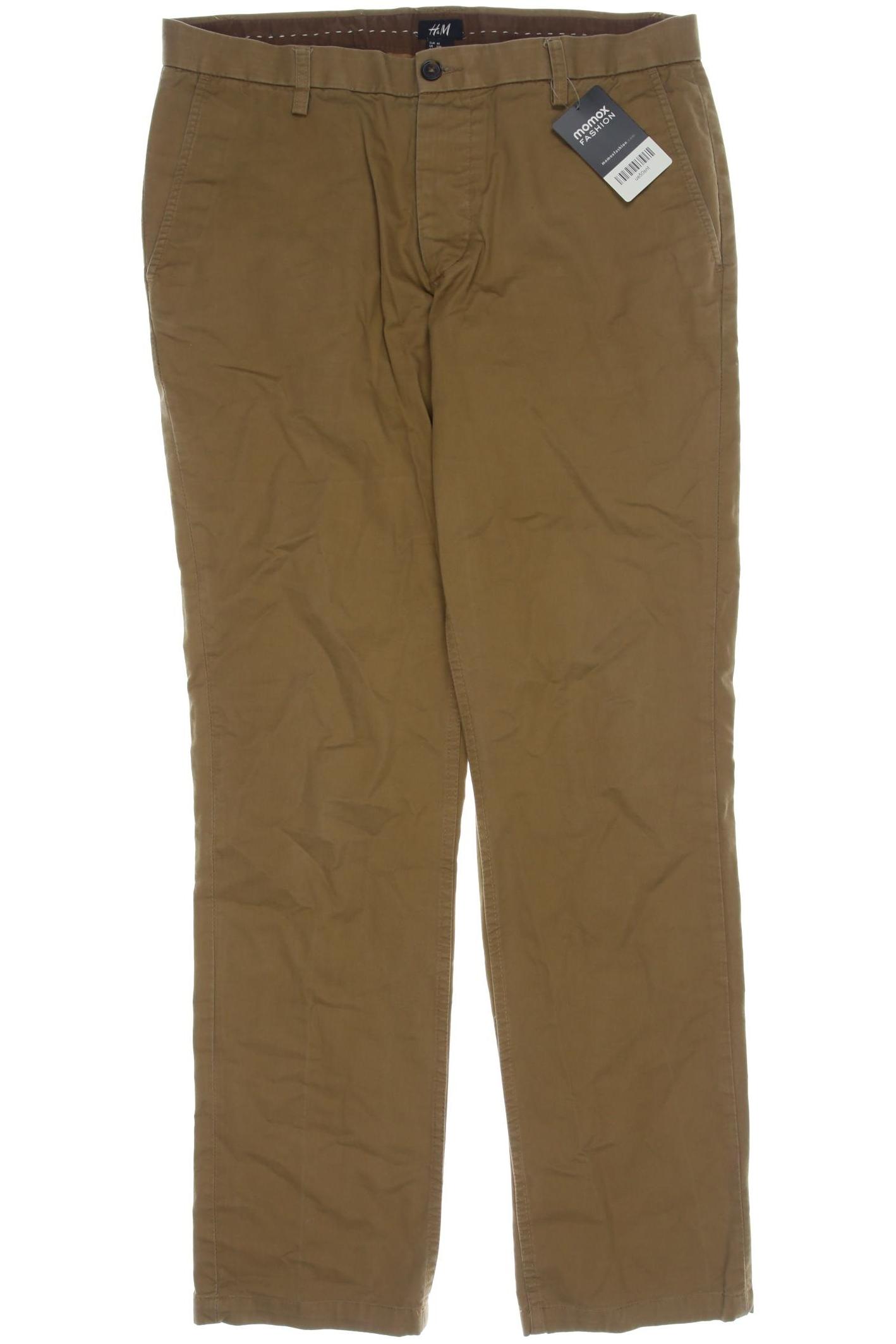 

H&M Herren Stoffhose, braun, Gr. 48