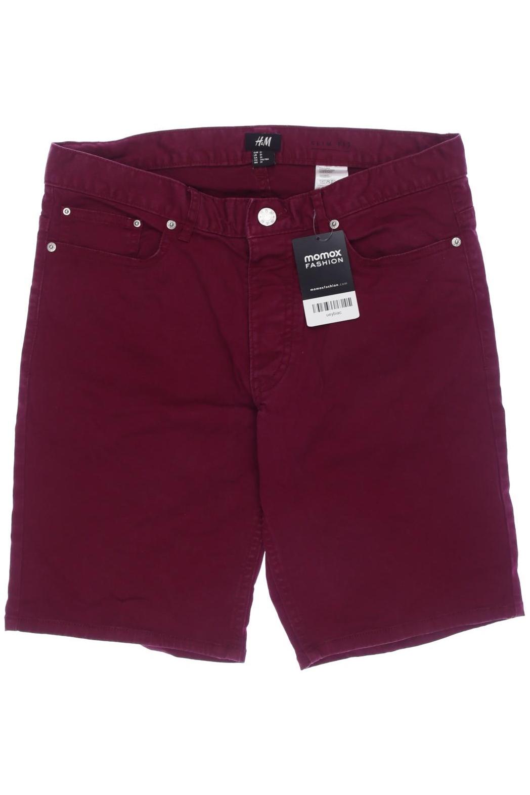 

H&M Herren Shorts, bordeaux, Gr. 31