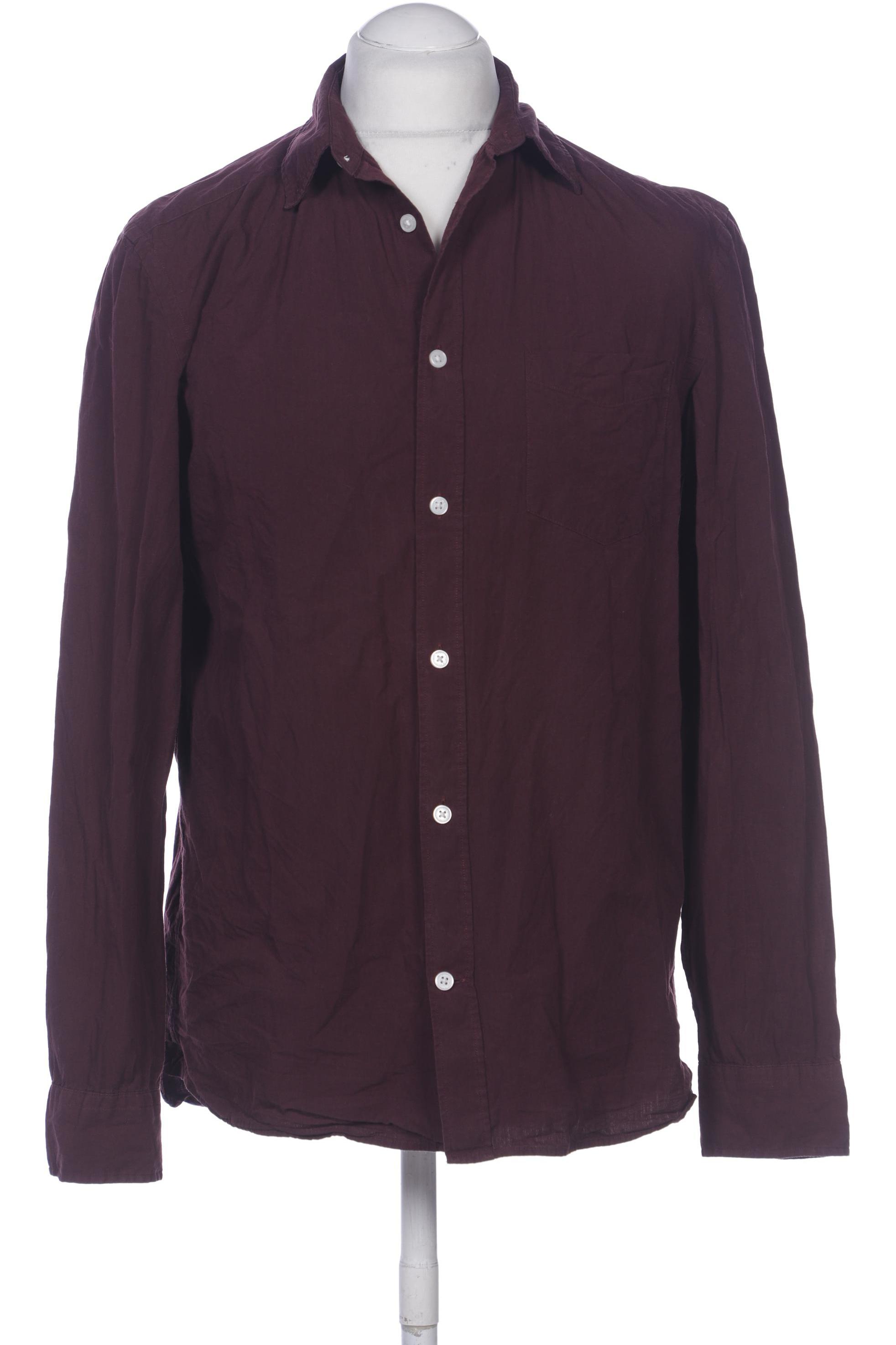 

H&M Herren Hemd, bordeaux, Gr. 48
