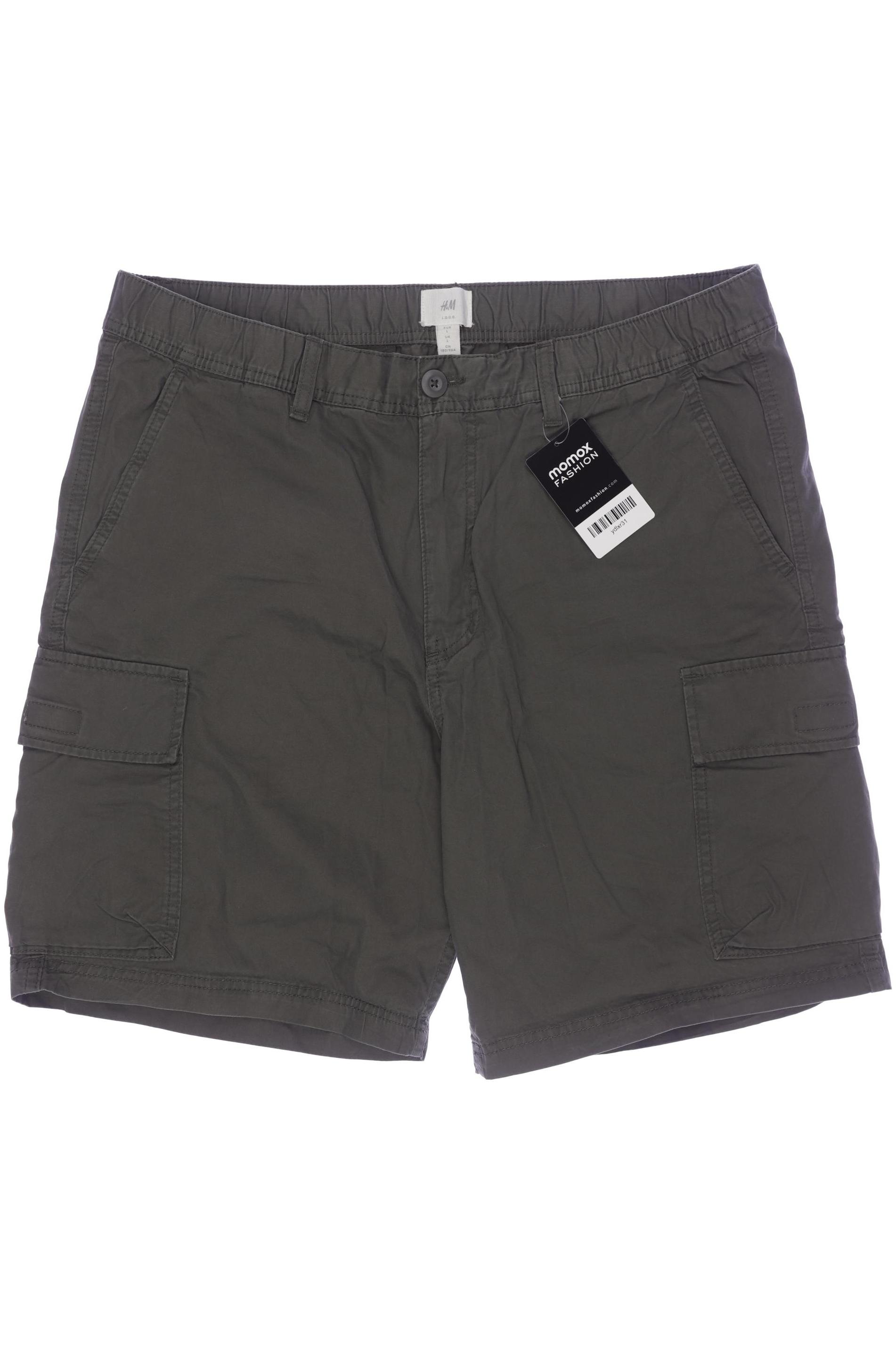 

H&M Herren Shorts, grün, Gr. 52