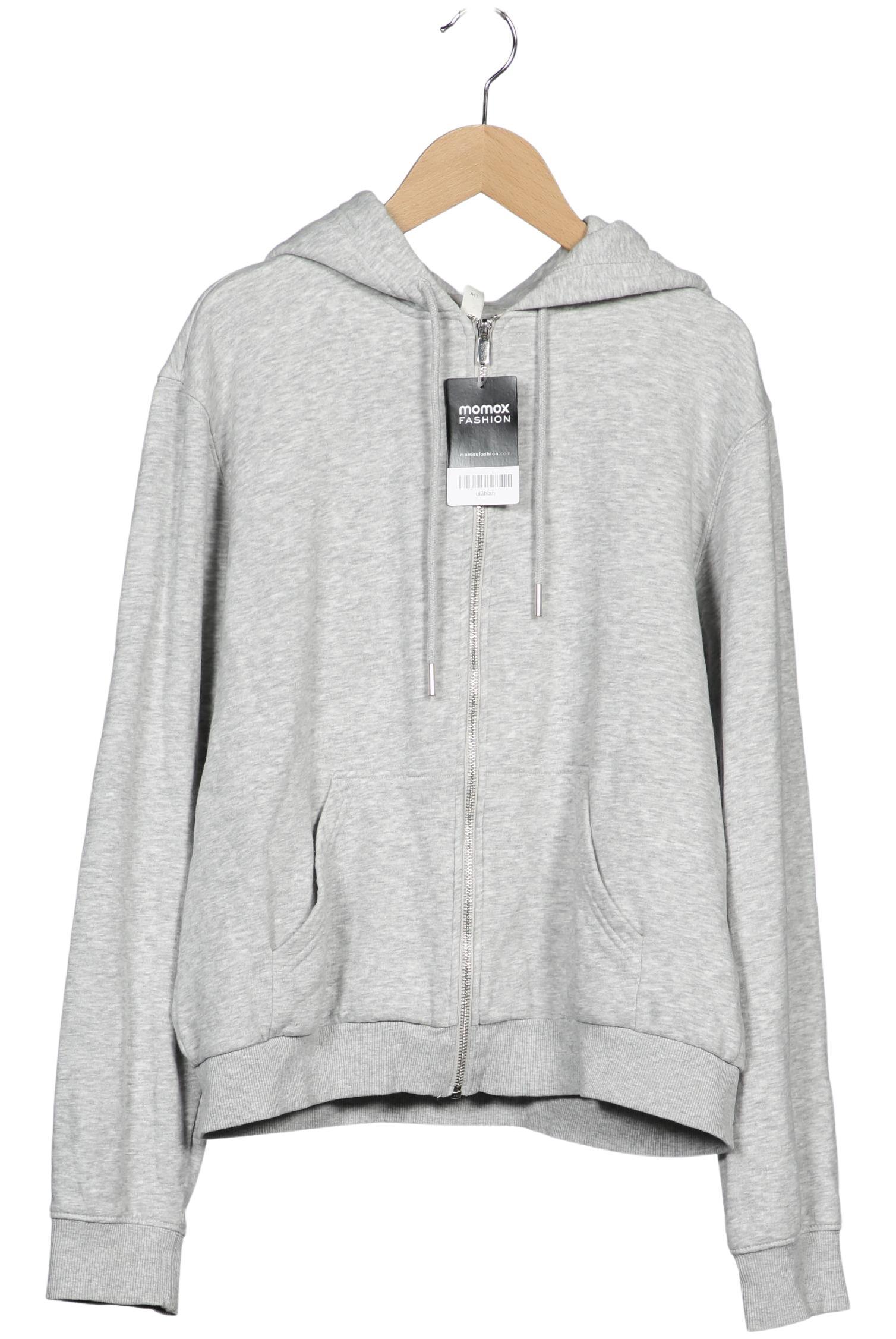 

H&M Herren Kapuzenpullover, grau, Gr. 48