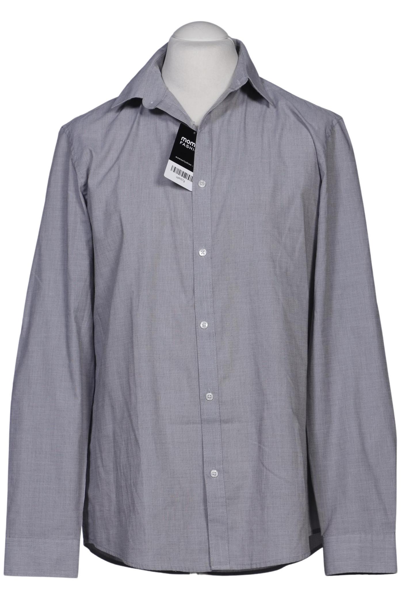 

H&M Herren Hemd, grau, Gr. 52