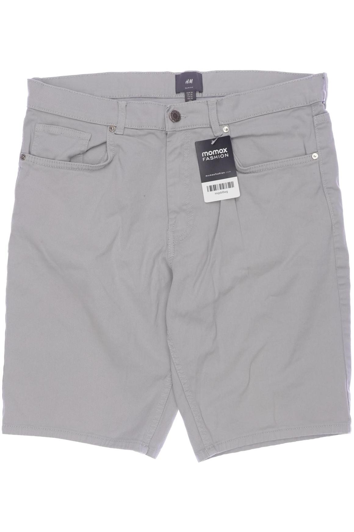 

H&M Herren Shorts, grau, Gr. 33