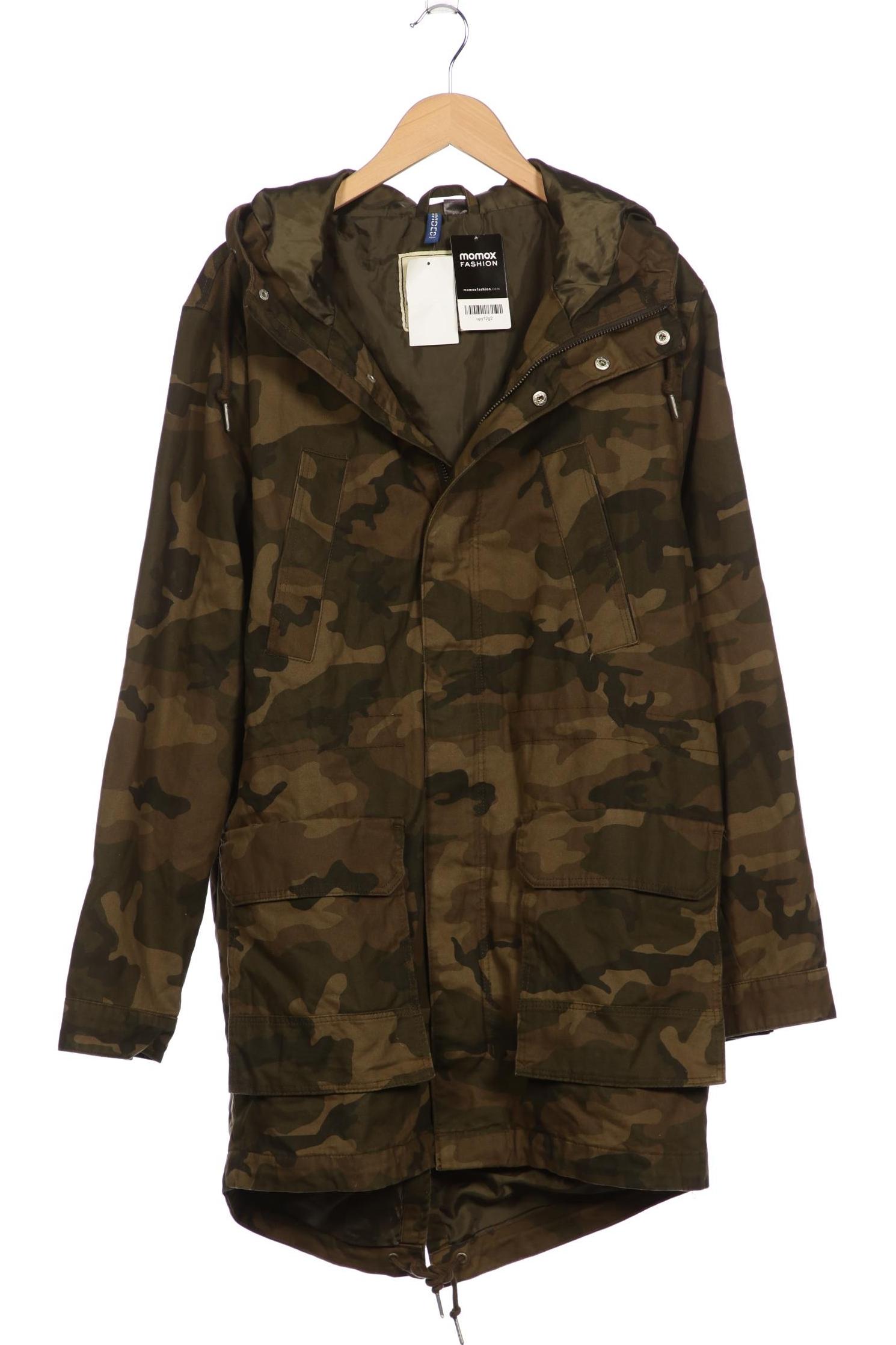 

H&M Herren Mantel, grün, Gr. 48