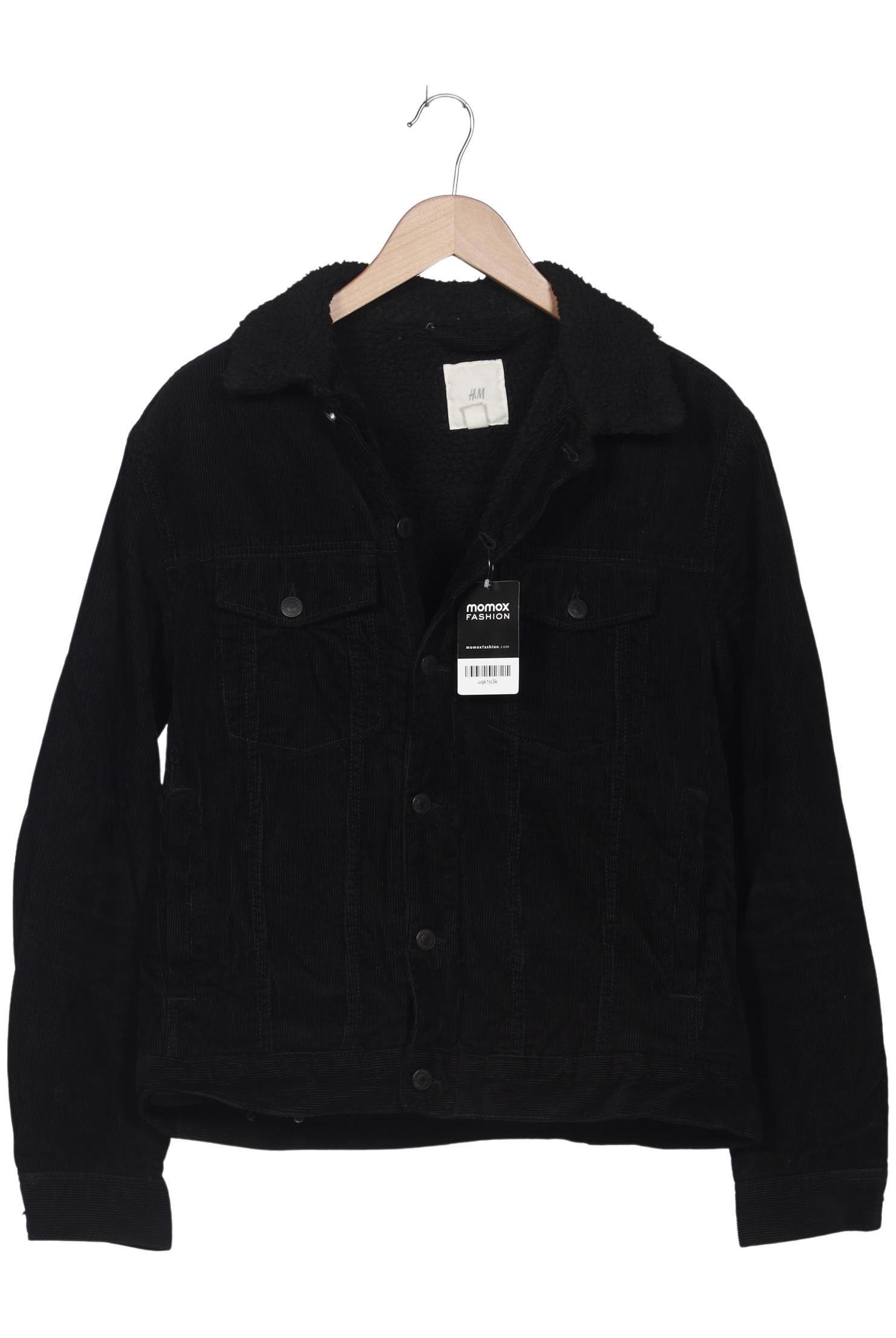 

H&M Herren Jacke, schwarz, Gr. 48