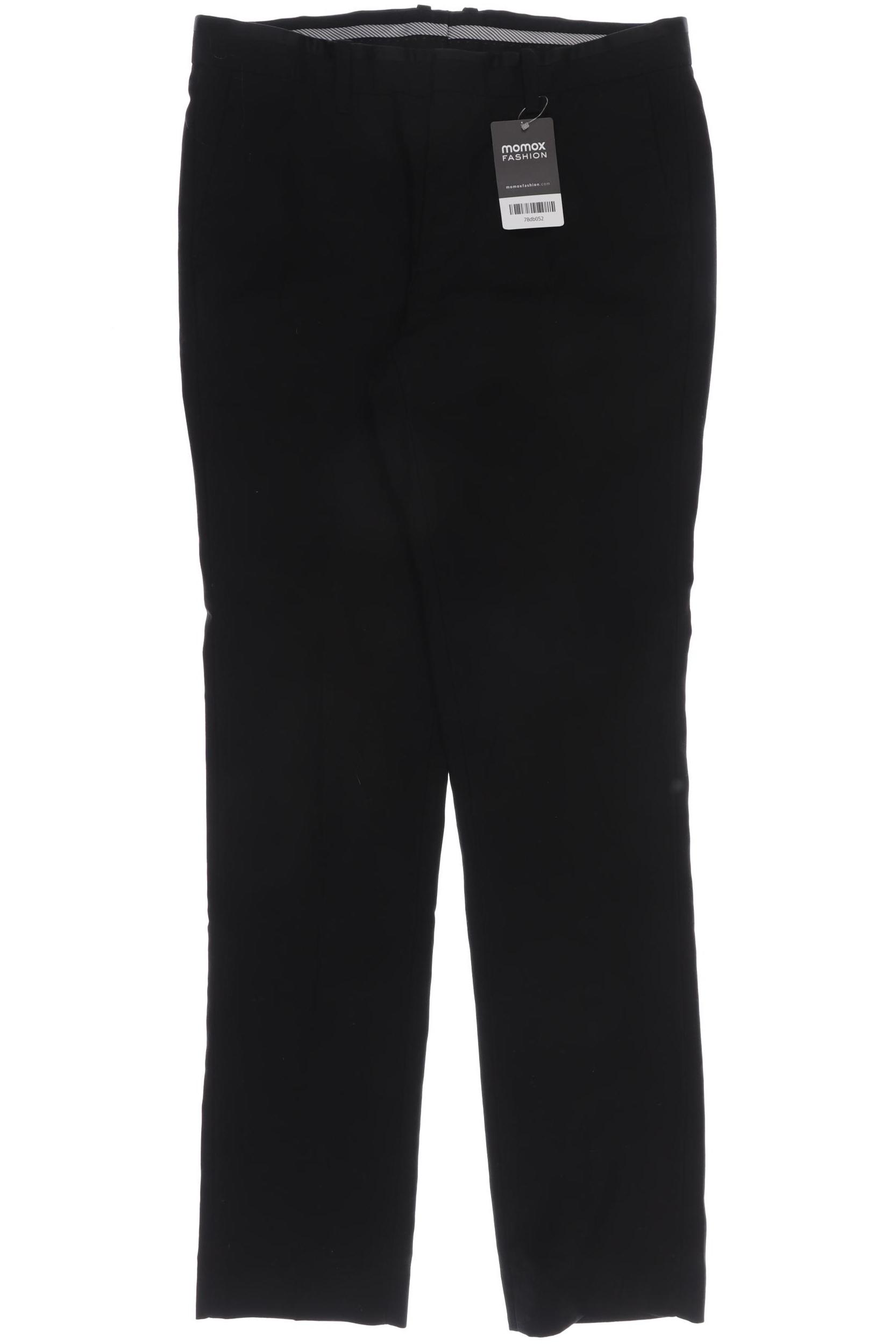 

H&M Herren Stoffhose, schwarz, Gr. 33