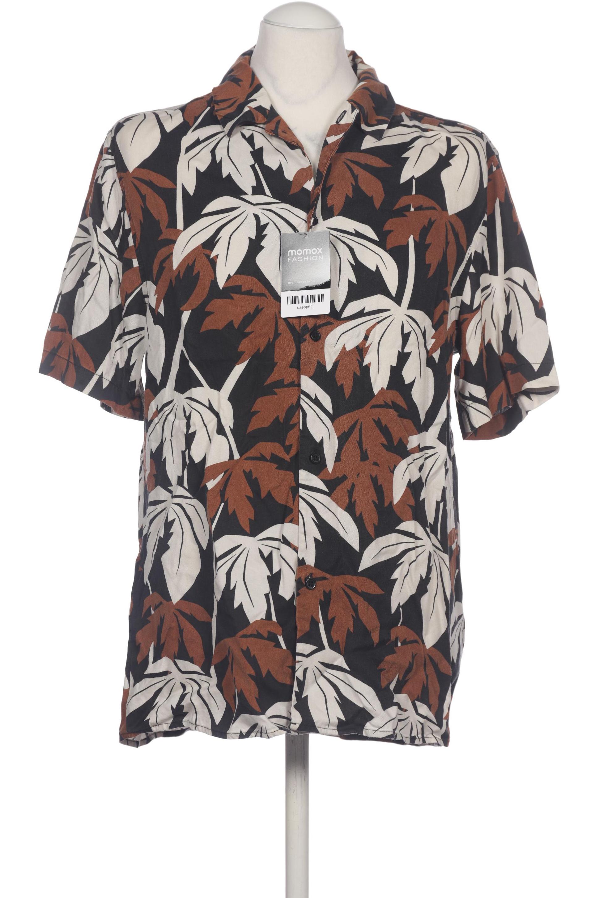 

H&M Herren Hemd, braun, Gr. 48