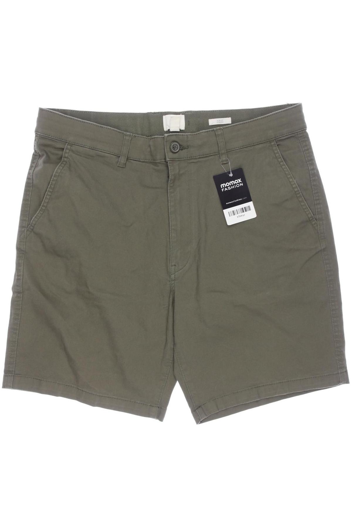 

H&M Herren Shorts, grün, Gr. 52