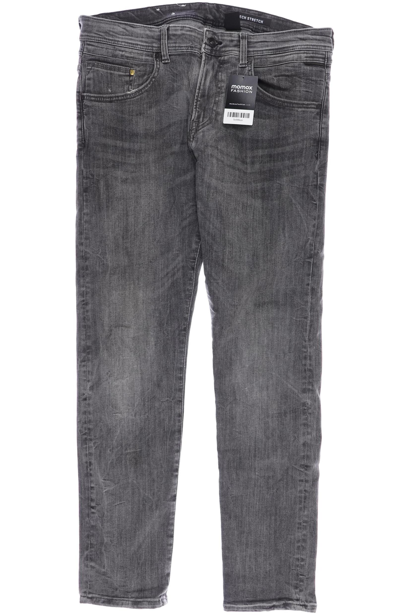 

H&M Herren Jeans, grau, Gr. 33