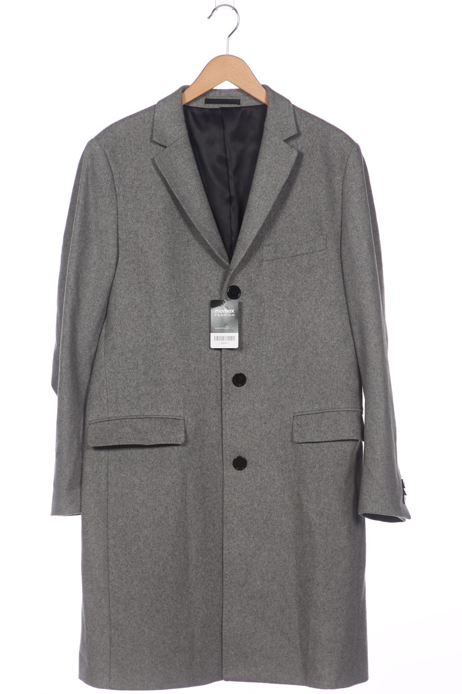 

H&M Herren Mantel, grau, Gr. 52