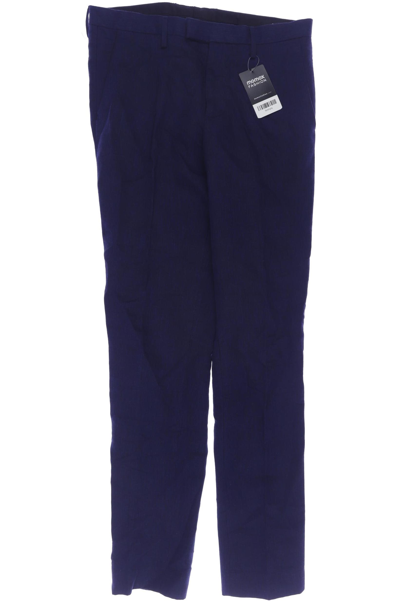 

H&M Herren Stoffhose, blau, Gr. 46