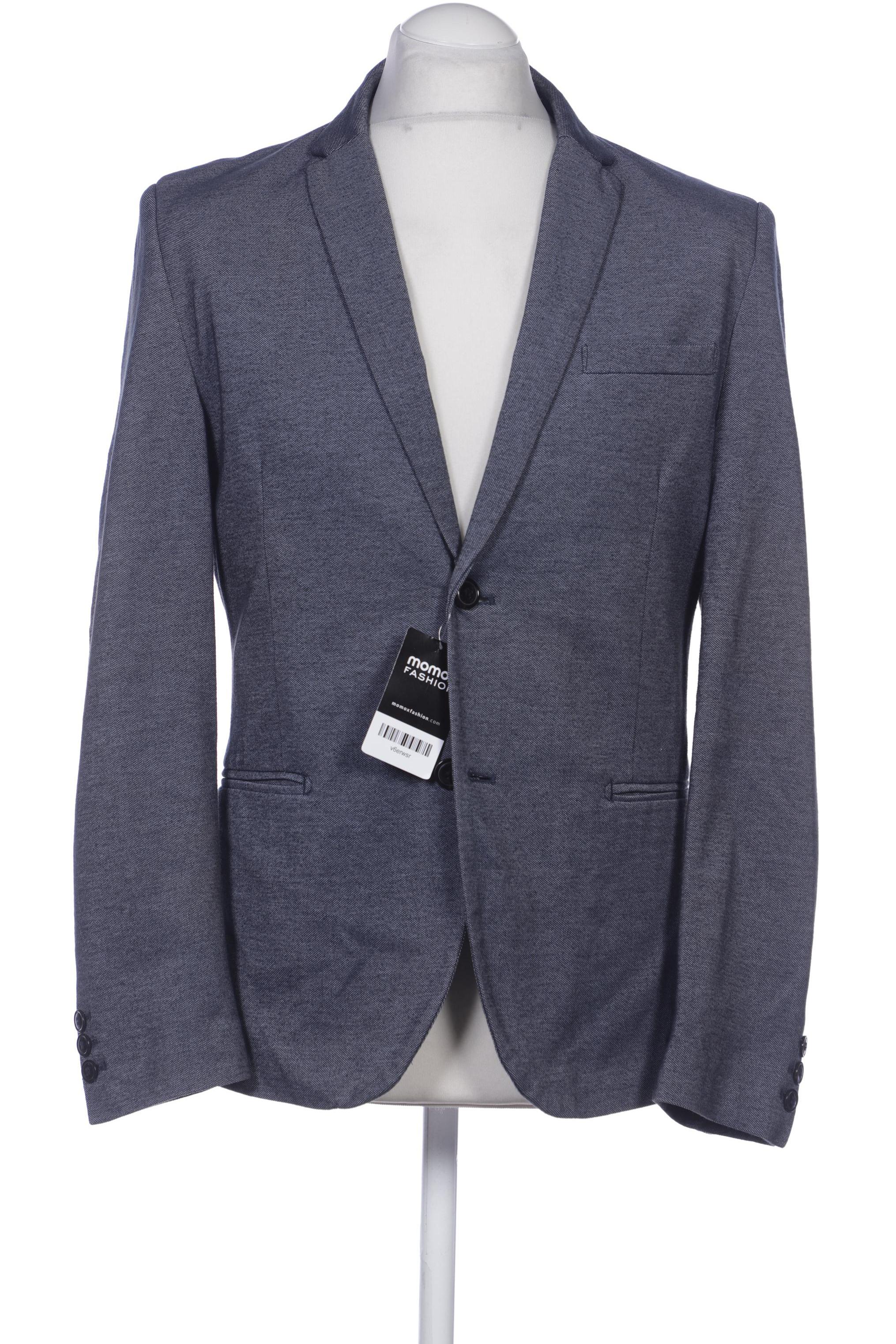 

H&M Herren Sakko, marineblau, Gr. 48