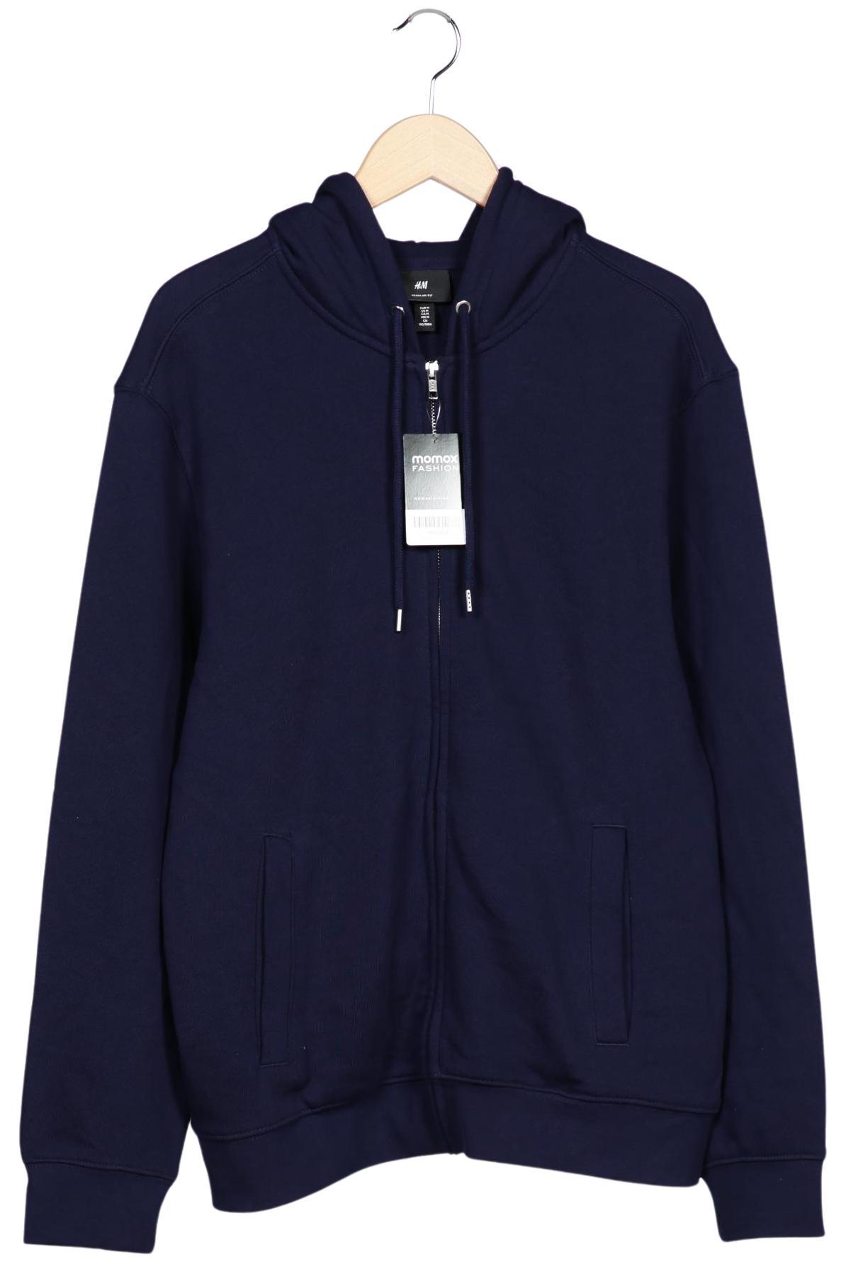 

H&M Herren Kapuzenpullover, marineblau, Gr. 48