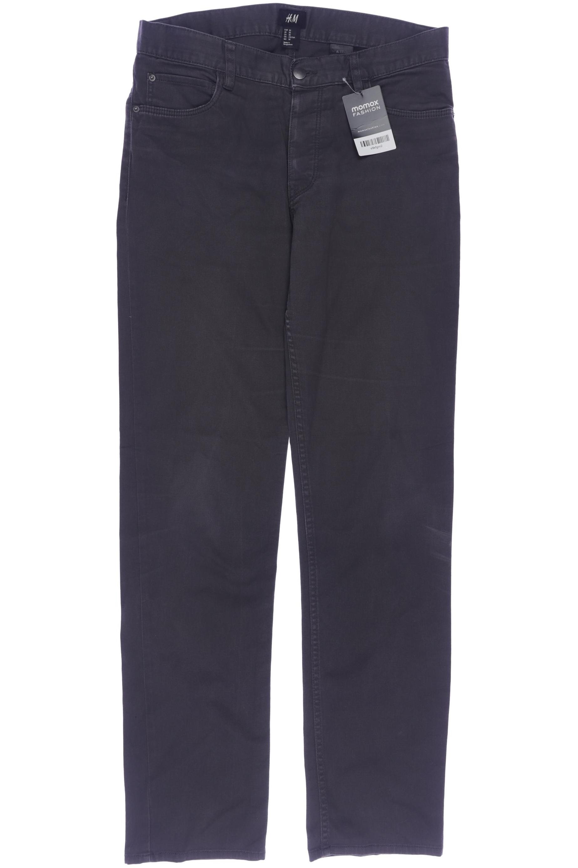 

H&M Herren Stoffhose, grau, Gr. 30