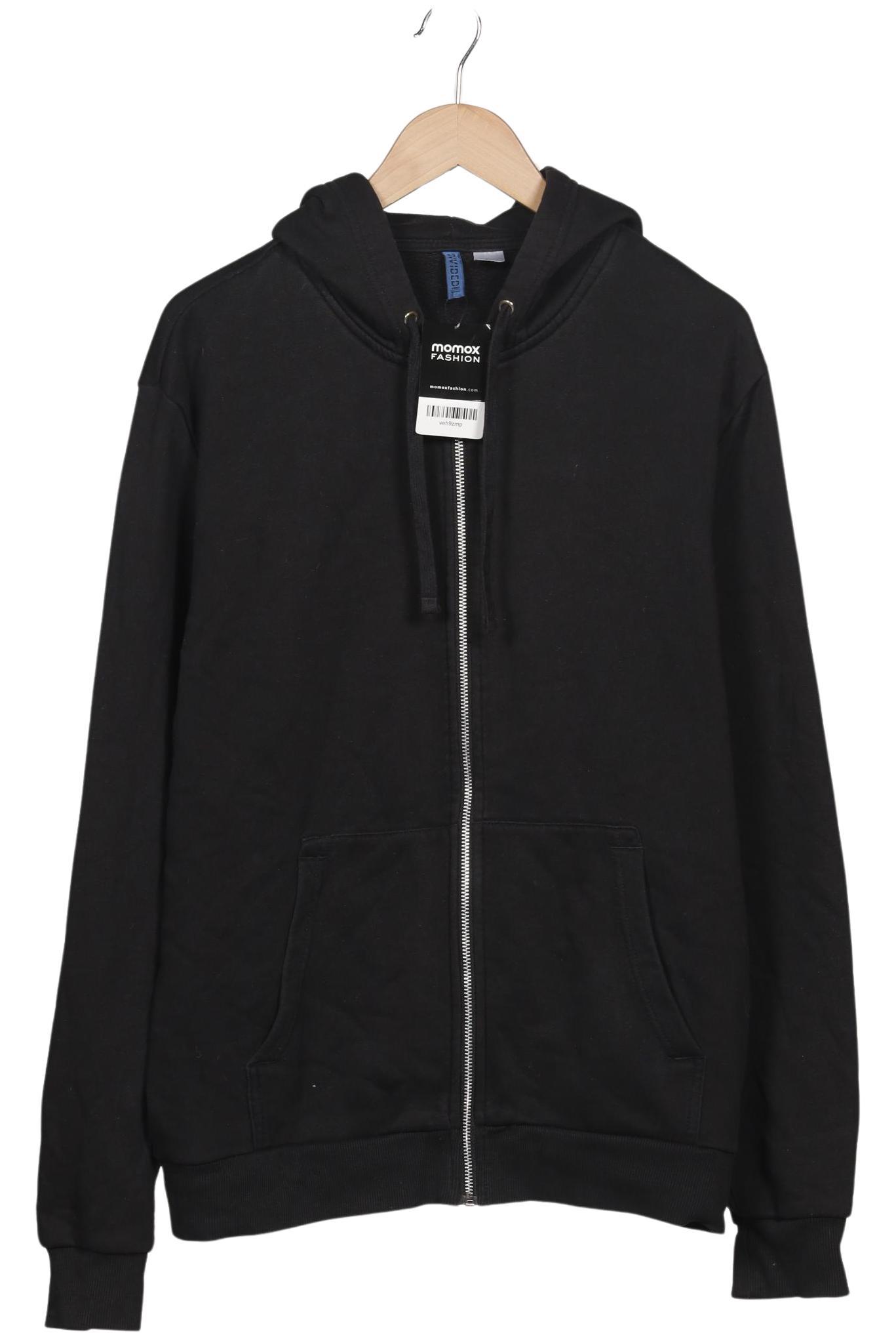 

H&M Herren Kapuzenpullover, schwarz, Gr. 54