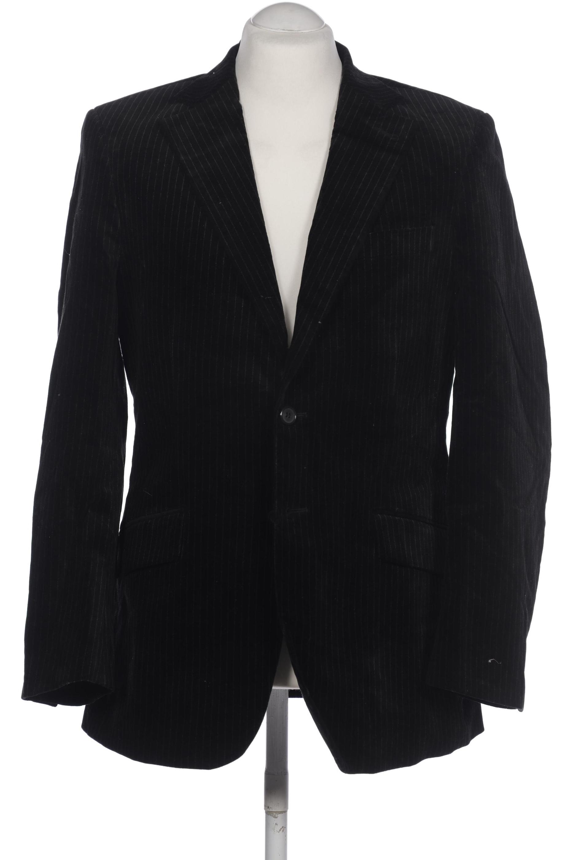 

H&M Herren Sakko, schwarz, Gr. 50