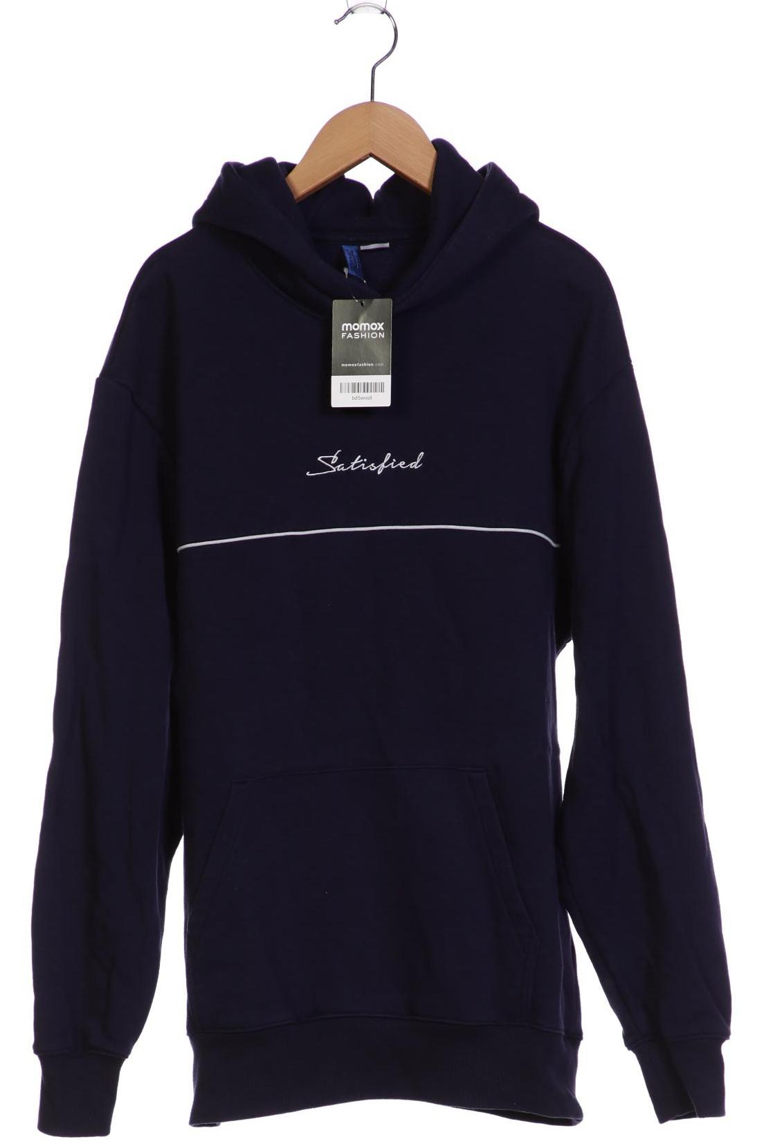 

H&M Herren Kapuzenpullover, marineblau, Gr. 46