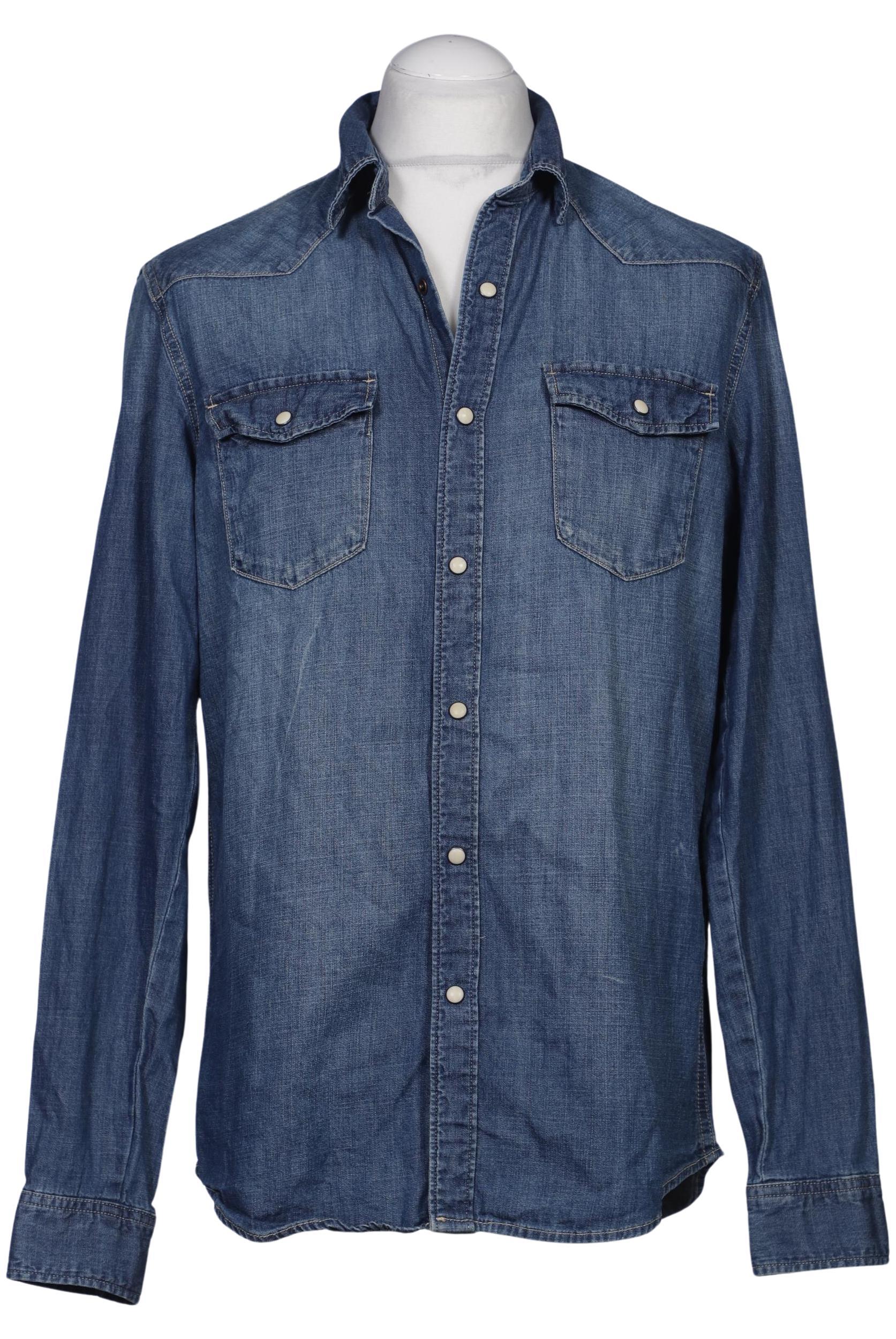 

H&M Herren Hemd, blau, Gr. 48