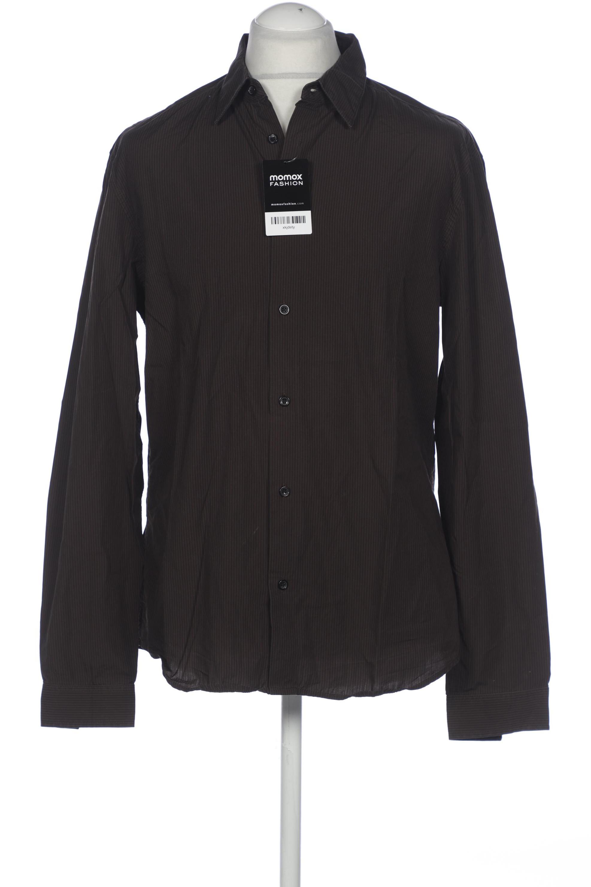 

H&M Herren Hemd, braun, Gr. 52