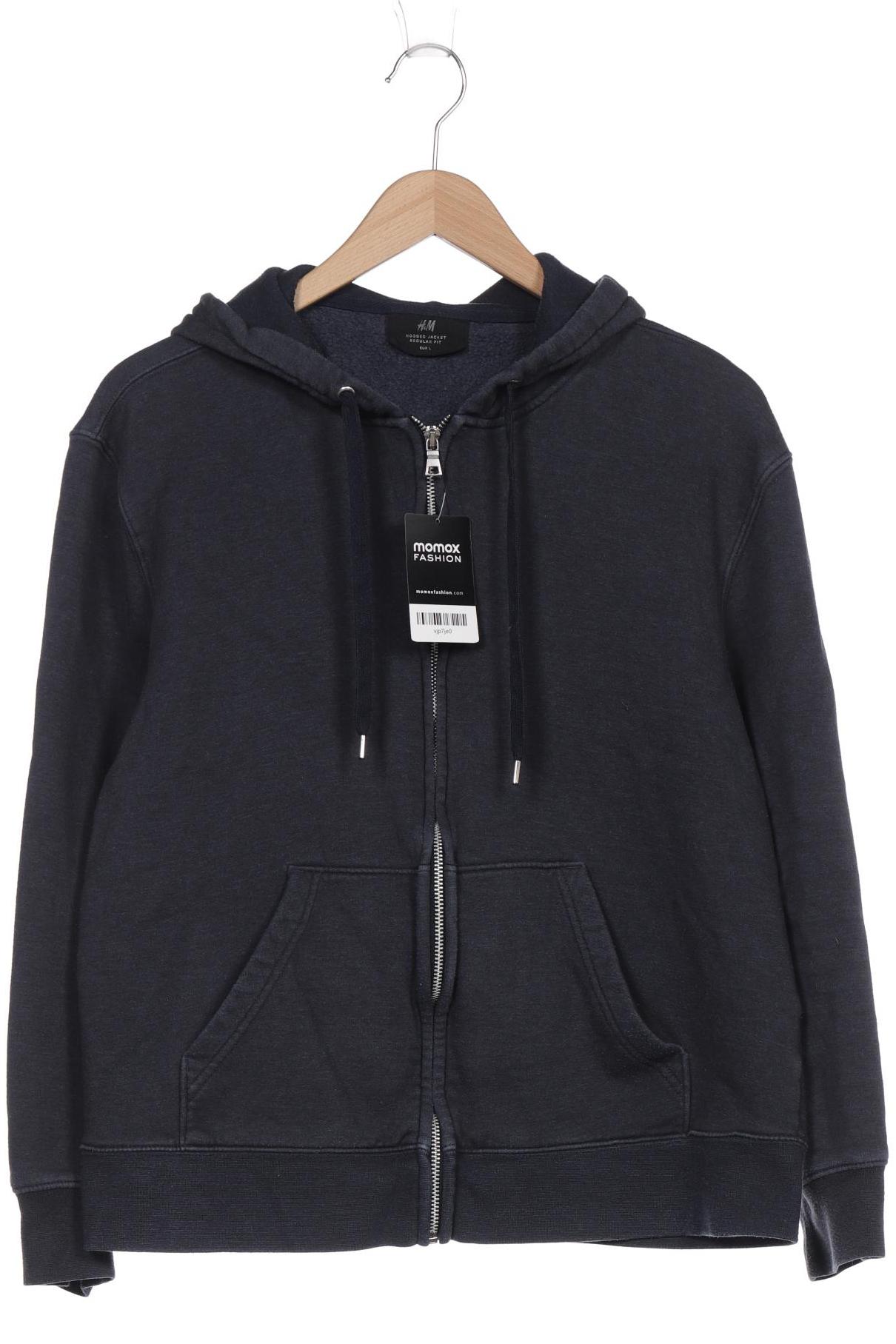 

H&M Herren Kapuzenpullover, marineblau