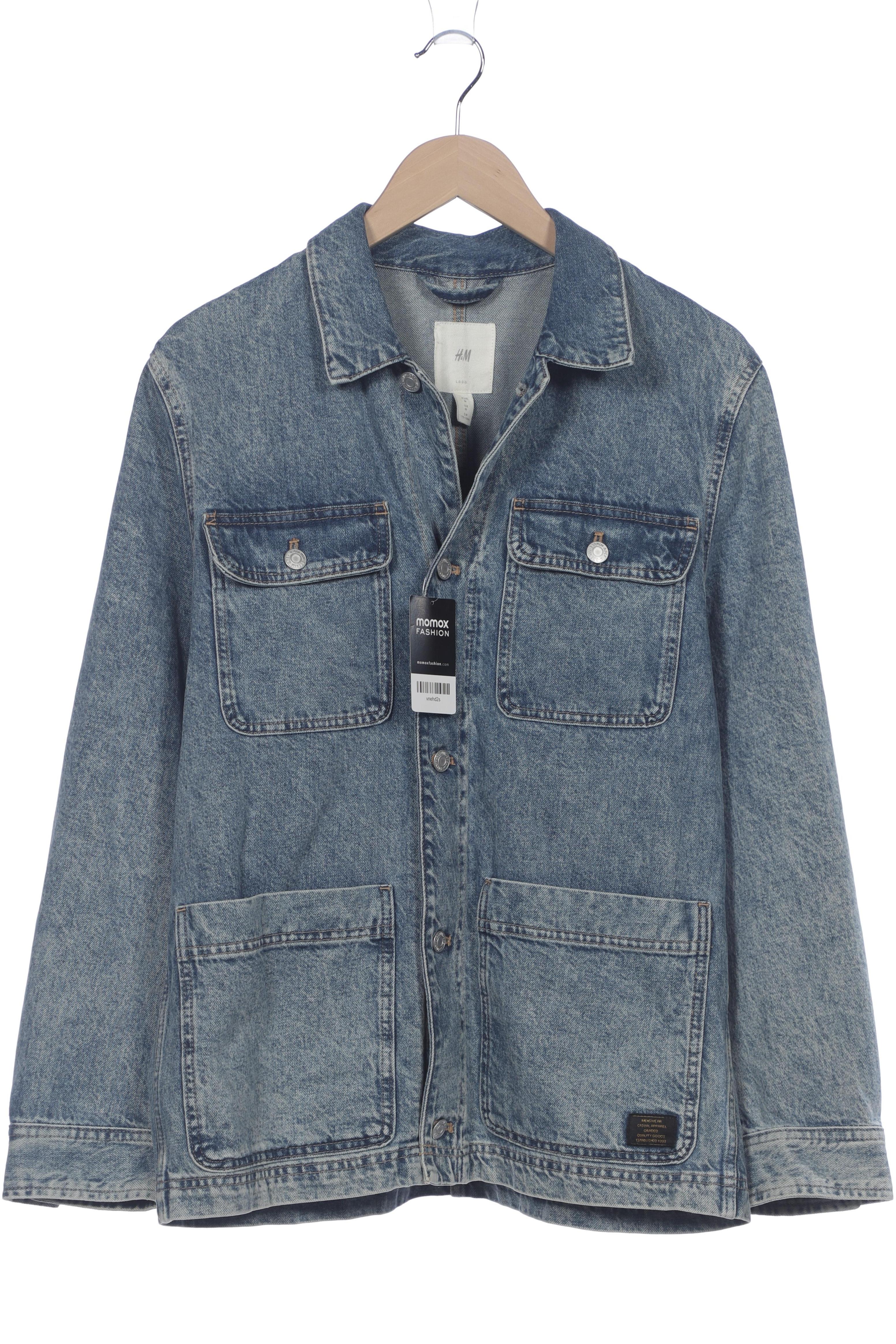 

H&M Herren Jacke, blau, Gr. 48